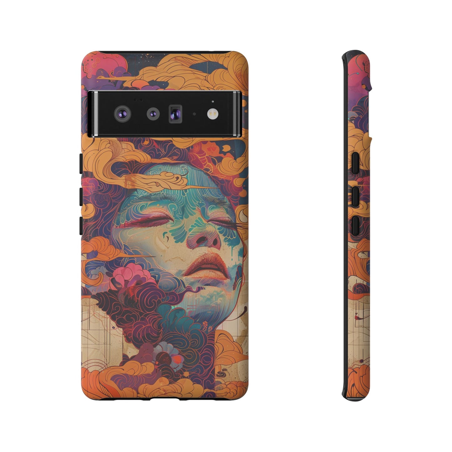 Copy of Copy of Artistic Crescent Moon Phone Case — Dreamy Starry Night Protection