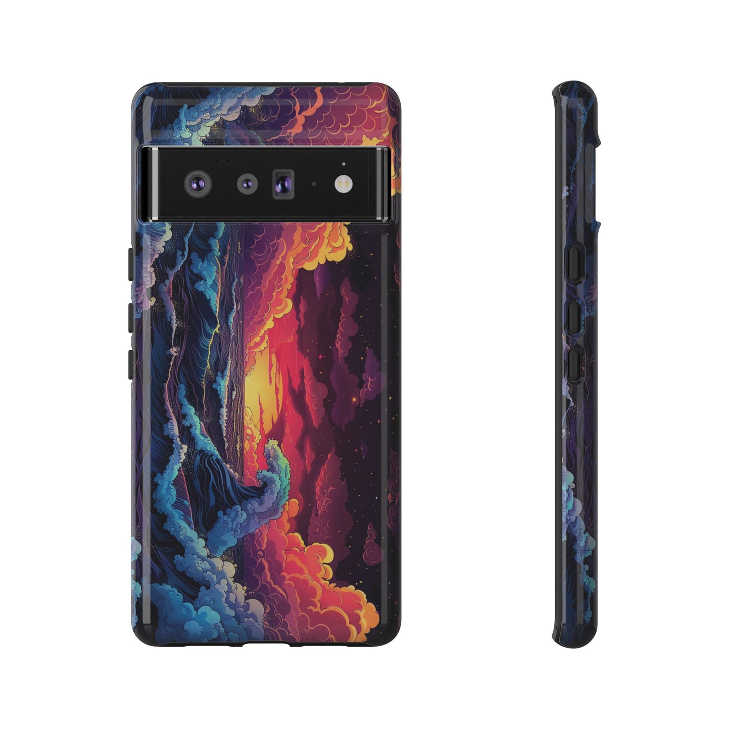 Copy of Copy of Artistic Crescent Moon Phone Case — Dreamy Starry Night Protection