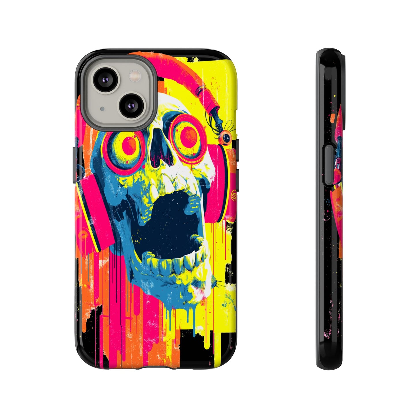 Artistic Crescent Moon Phone Case — Dreamy Starry Night Protection