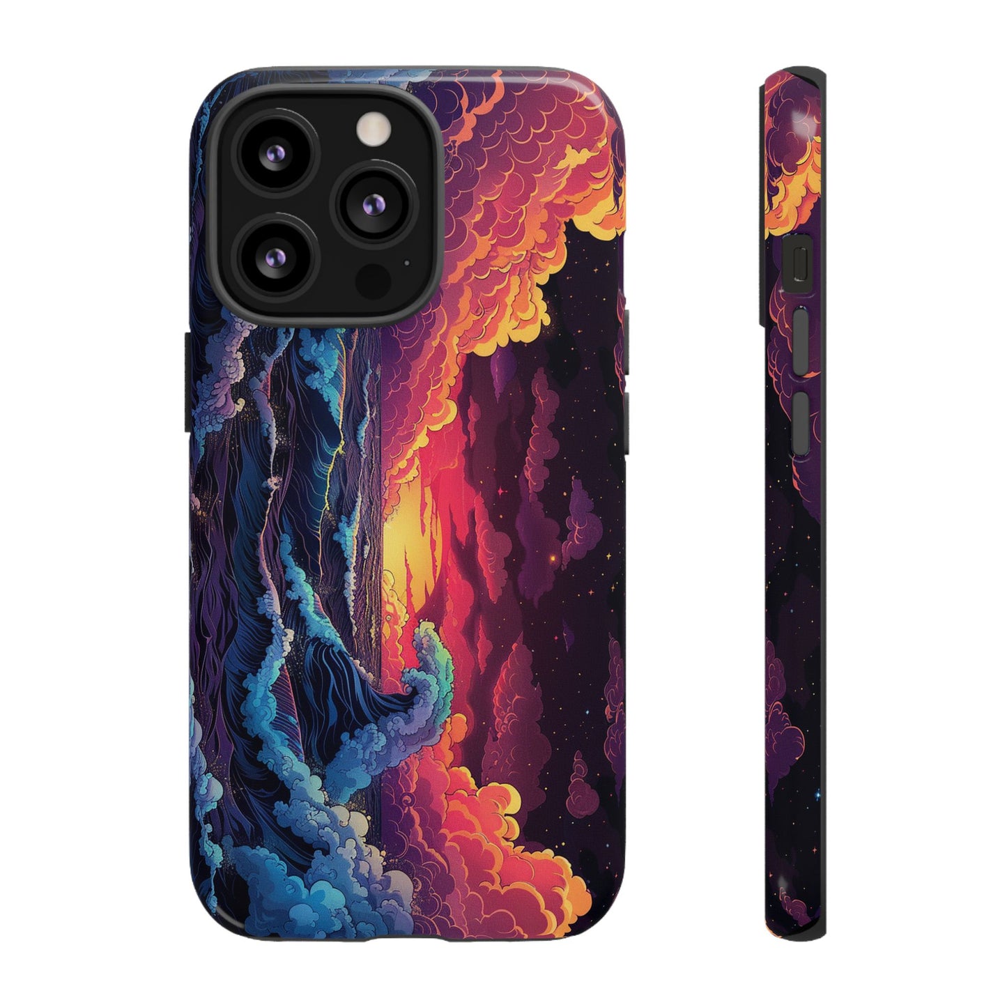 Copy of Artistic Crescent Moon Phone Case — Dreamy Starry Night Protection