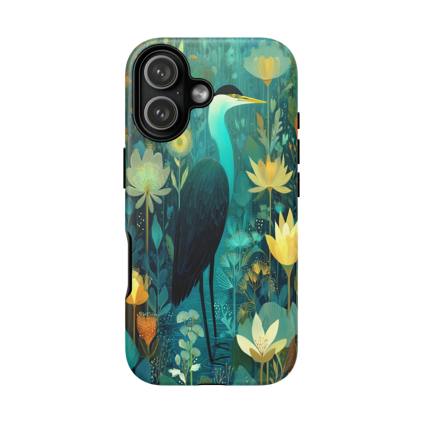 Artistic Crescent Moon Phone Case — Dreamy Starry Night Protection