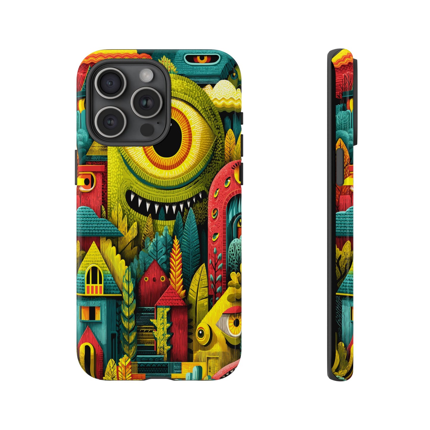 Artistic Crescent Moon Phone Case — Dreamy Starry Night Protection