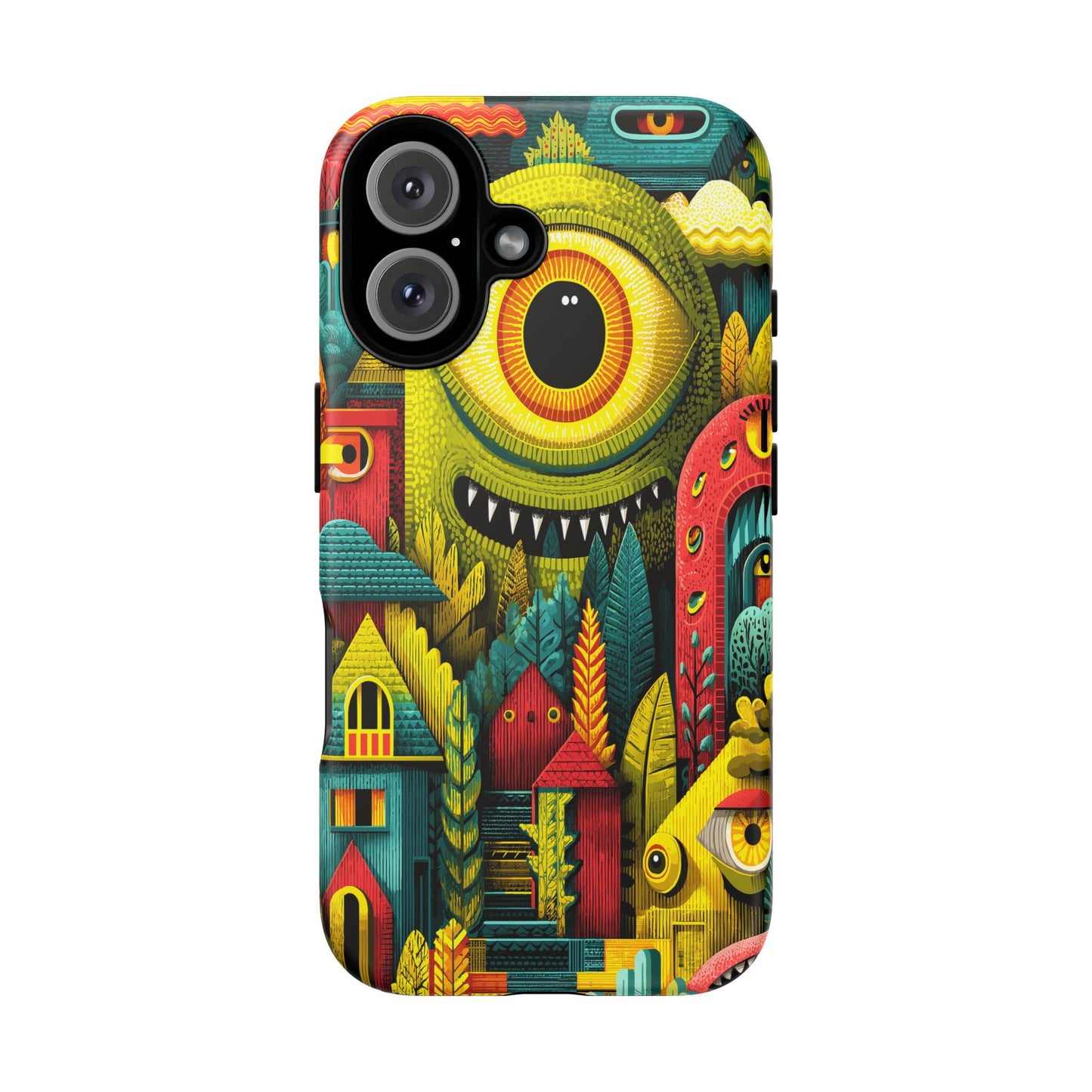 Artistic Crescent Moon Phone Case — Dreamy Starry Night Protection