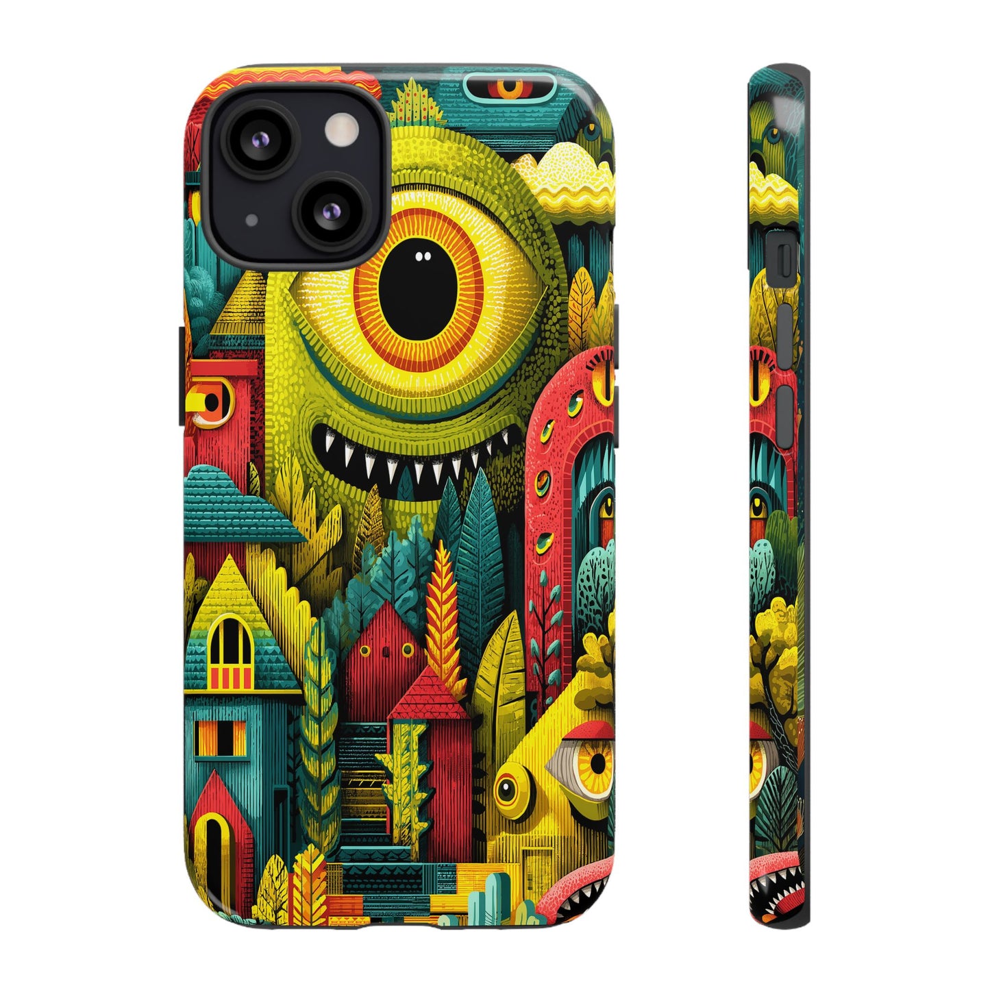 Artistic Crescent Moon Phone Case — Dreamy Starry Night Protection