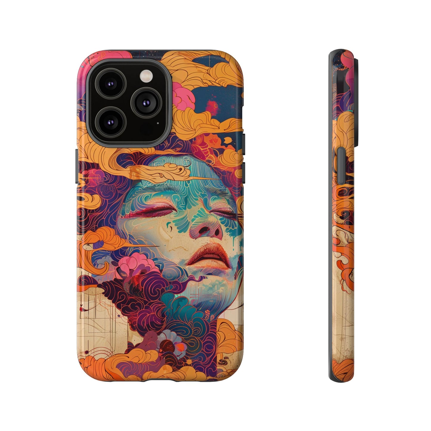 Copy of Artistic Crescent Moon Phone Case — Dreamy Starry Night Protection