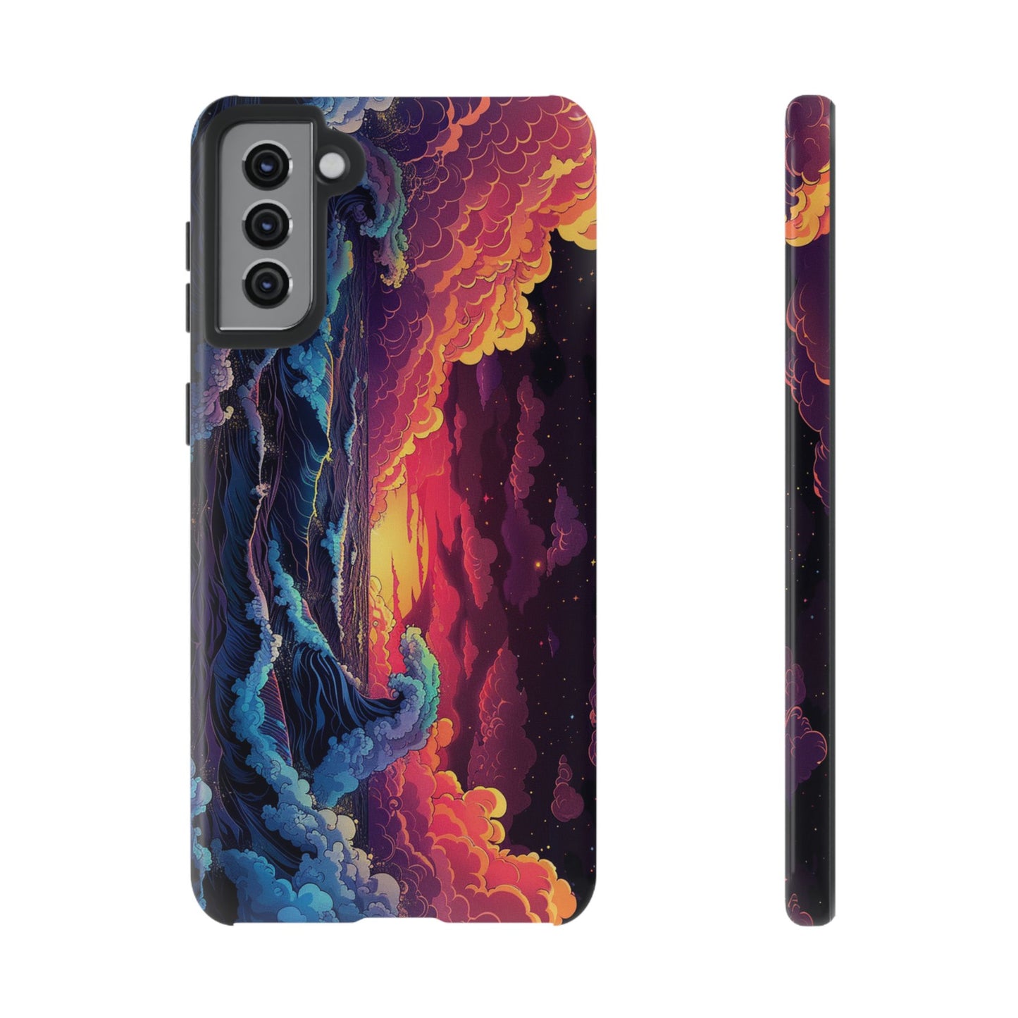 Copy of Copy of Artistic Crescent Moon Phone Case — Dreamy Starry Night Protection