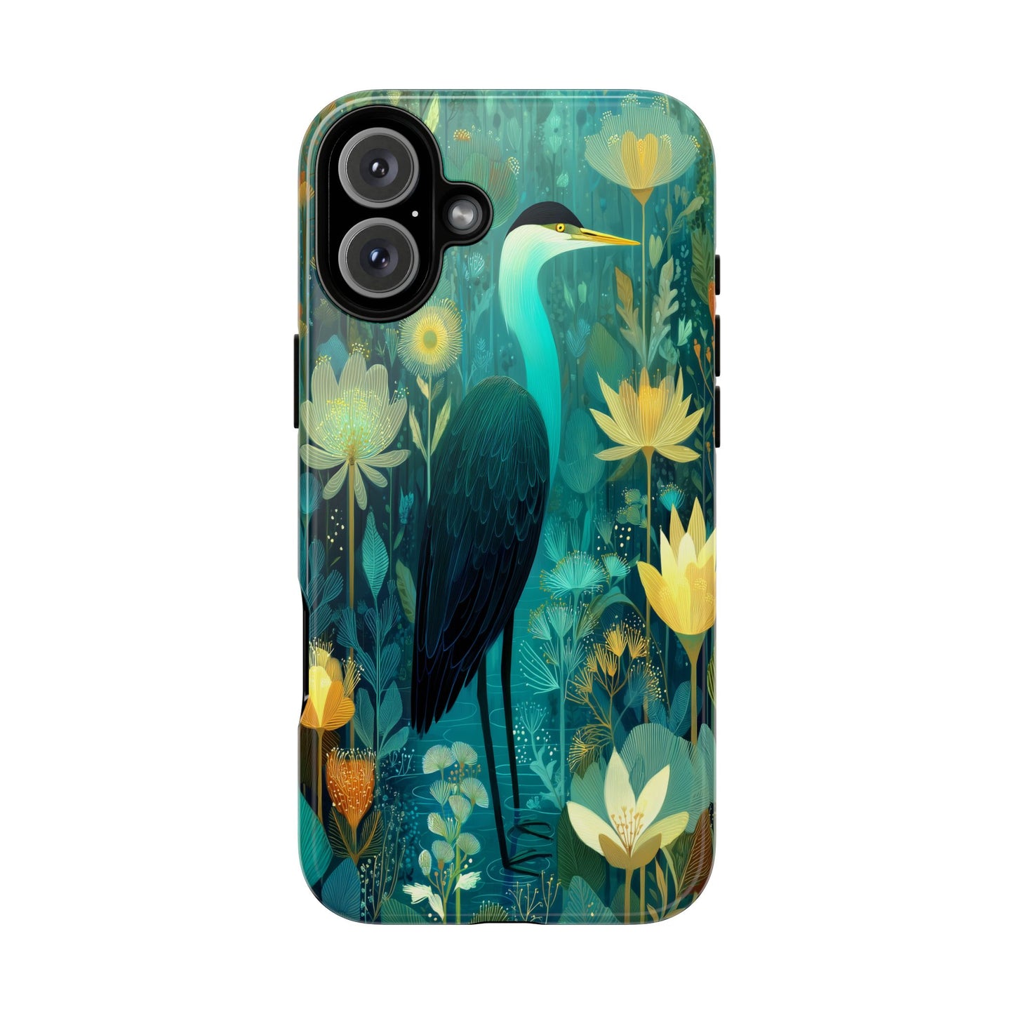 Artistic Crescent Moon Phone Case — Dreamy Starry Night Protection