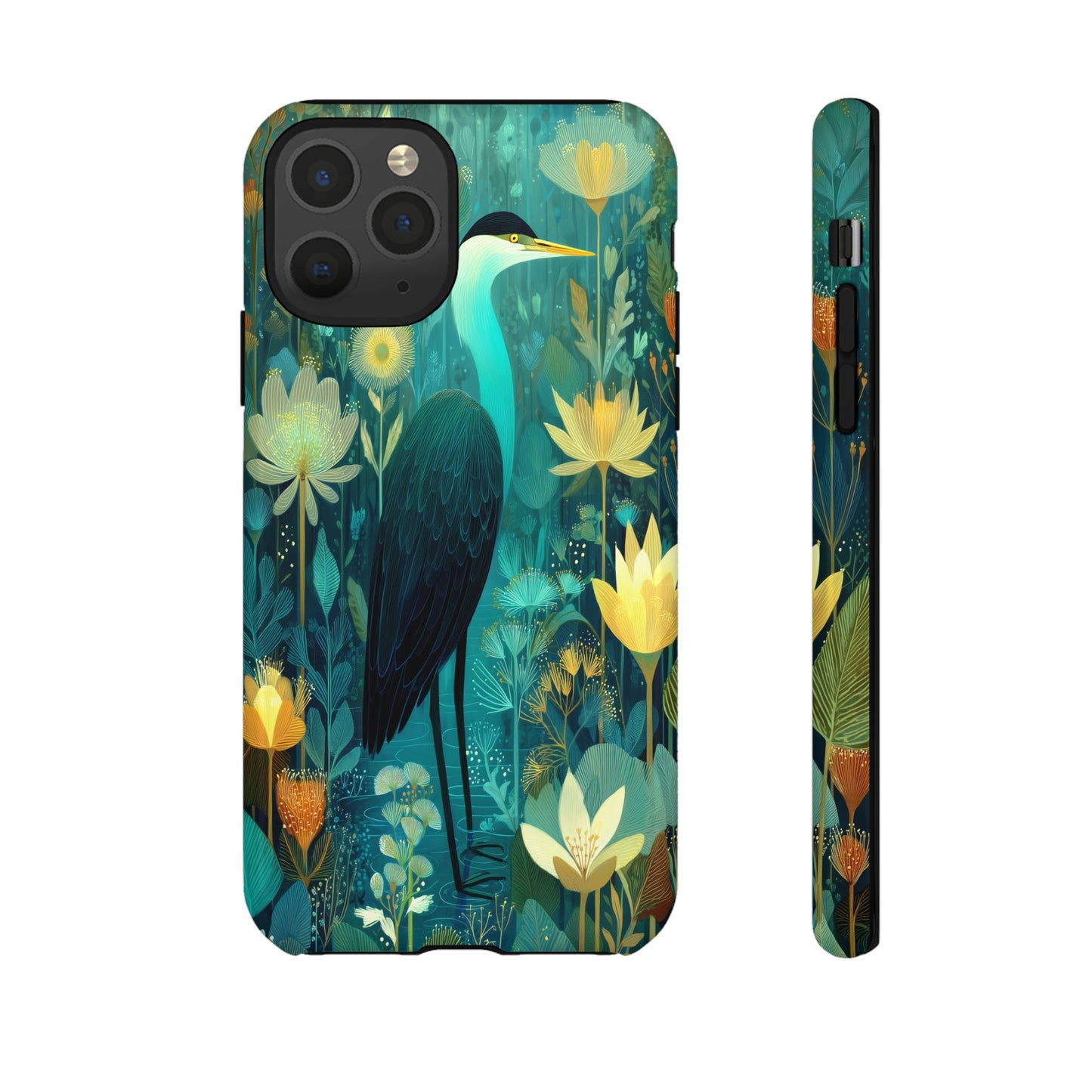 Artistic Crescent Moon Phone Case — Dreamy Starry Night Protection