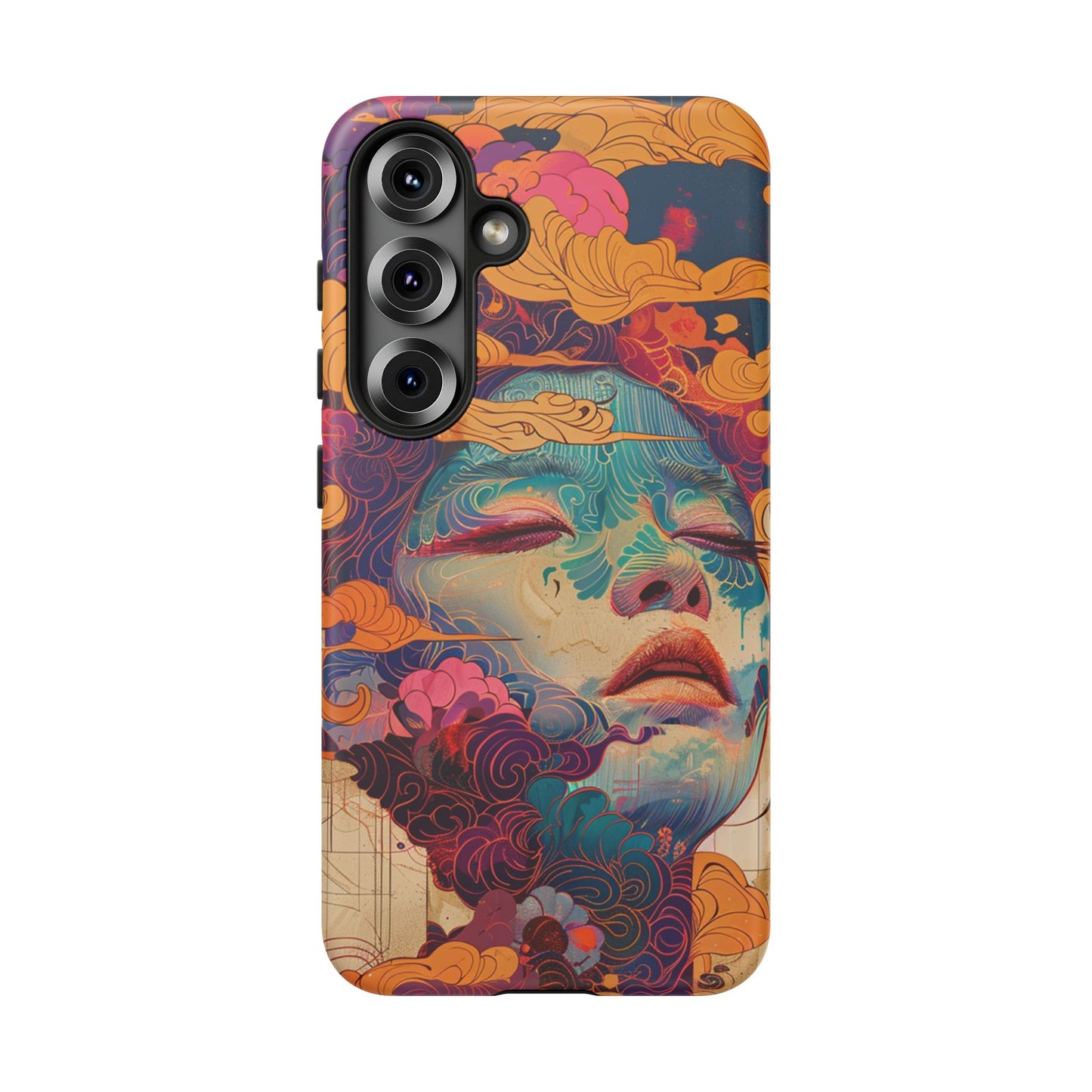 Copy of Copy of Artistic Crescent Moon Phone Case — Dreamy Starry Night Protection