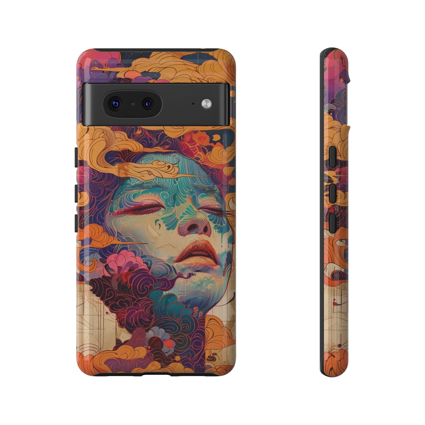 Copy of Copy of Artistic Crescent Moon Phone Case — Dreamy Starry Night Protection