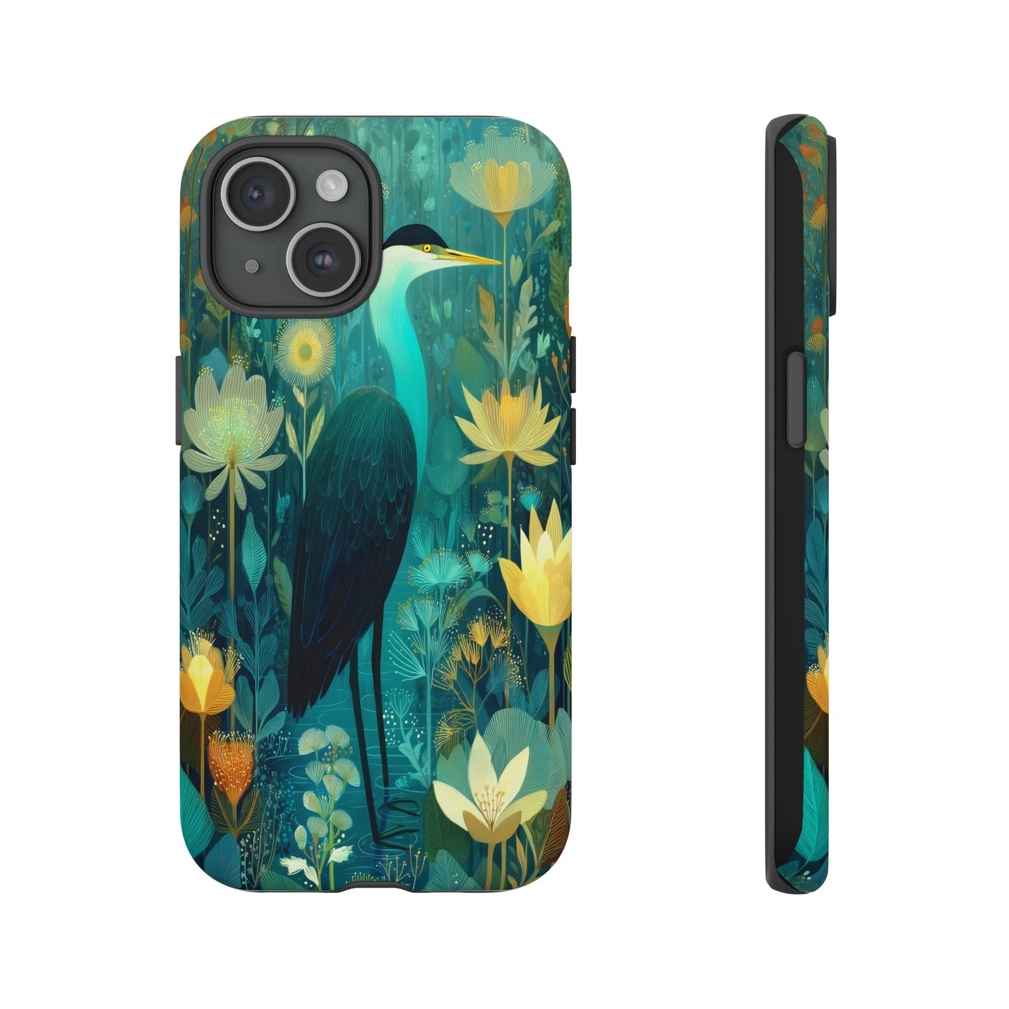 Artistic Crescent Moon Phone Case — Dreamy Starry Night Protection