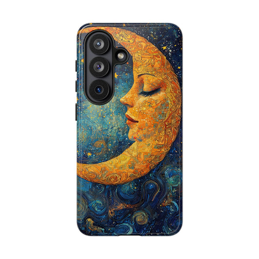 Copy of Artistic Crescent Moon Phone Case — Dreamy Starry Night Protection