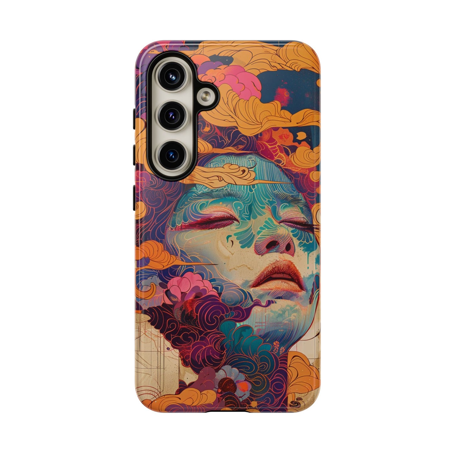 Copy of Copy of Artistic Crescent Moon Phone Case — Dreamy Starry Night Protection