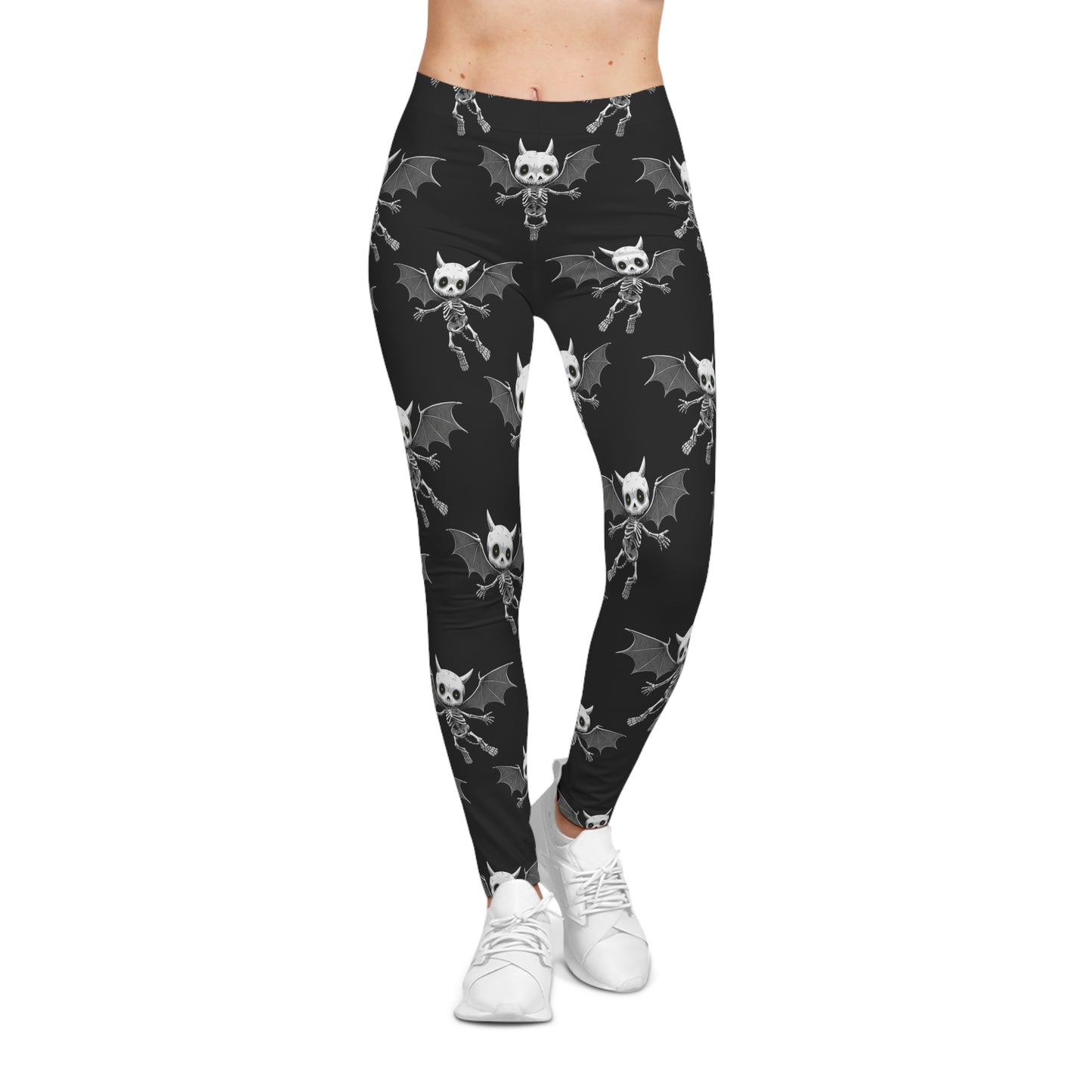 All-Over Print Leggings Baby Skeleton Devil