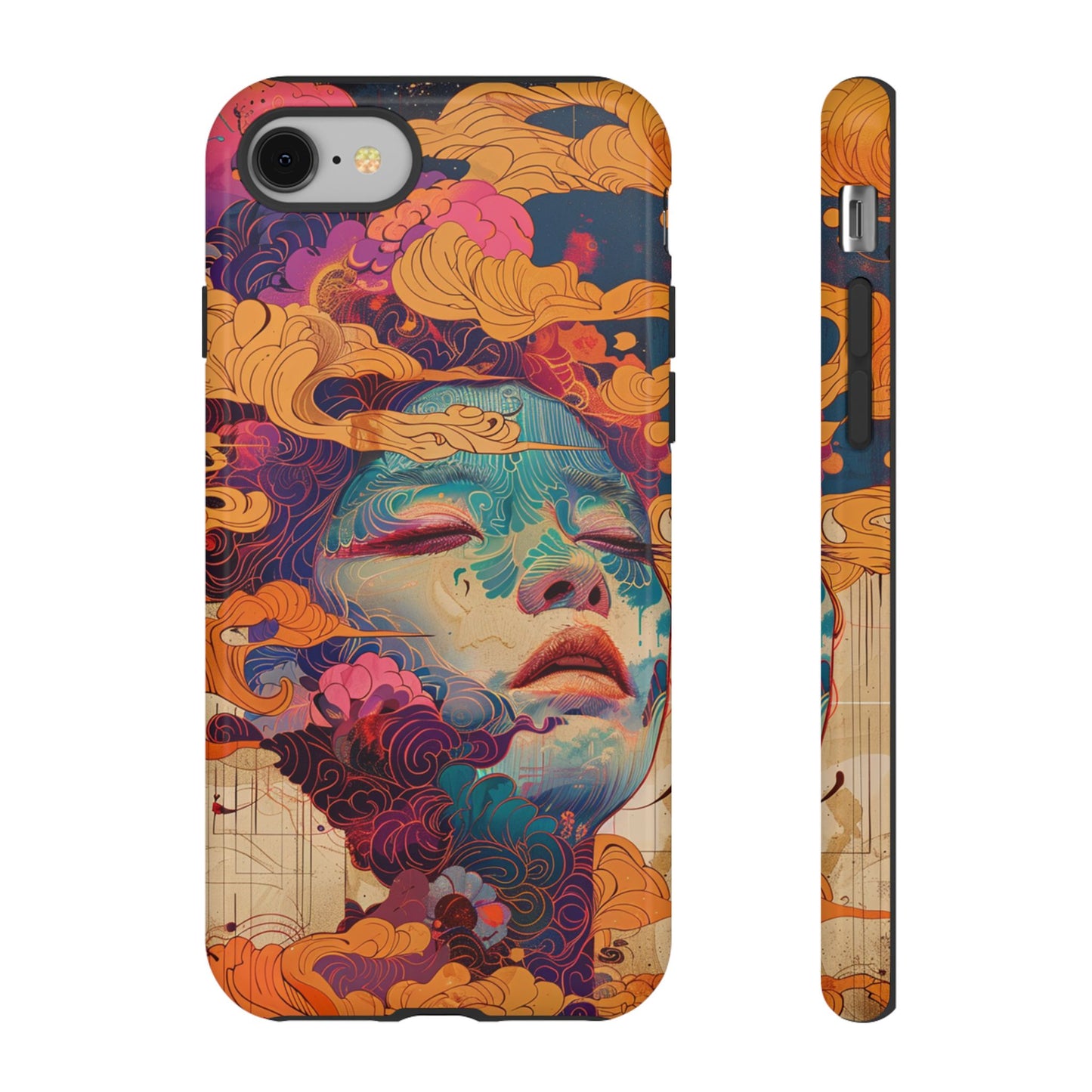 Copy of Artistic Crescent Moon Phone Case — Dreamy Starry Night Protection