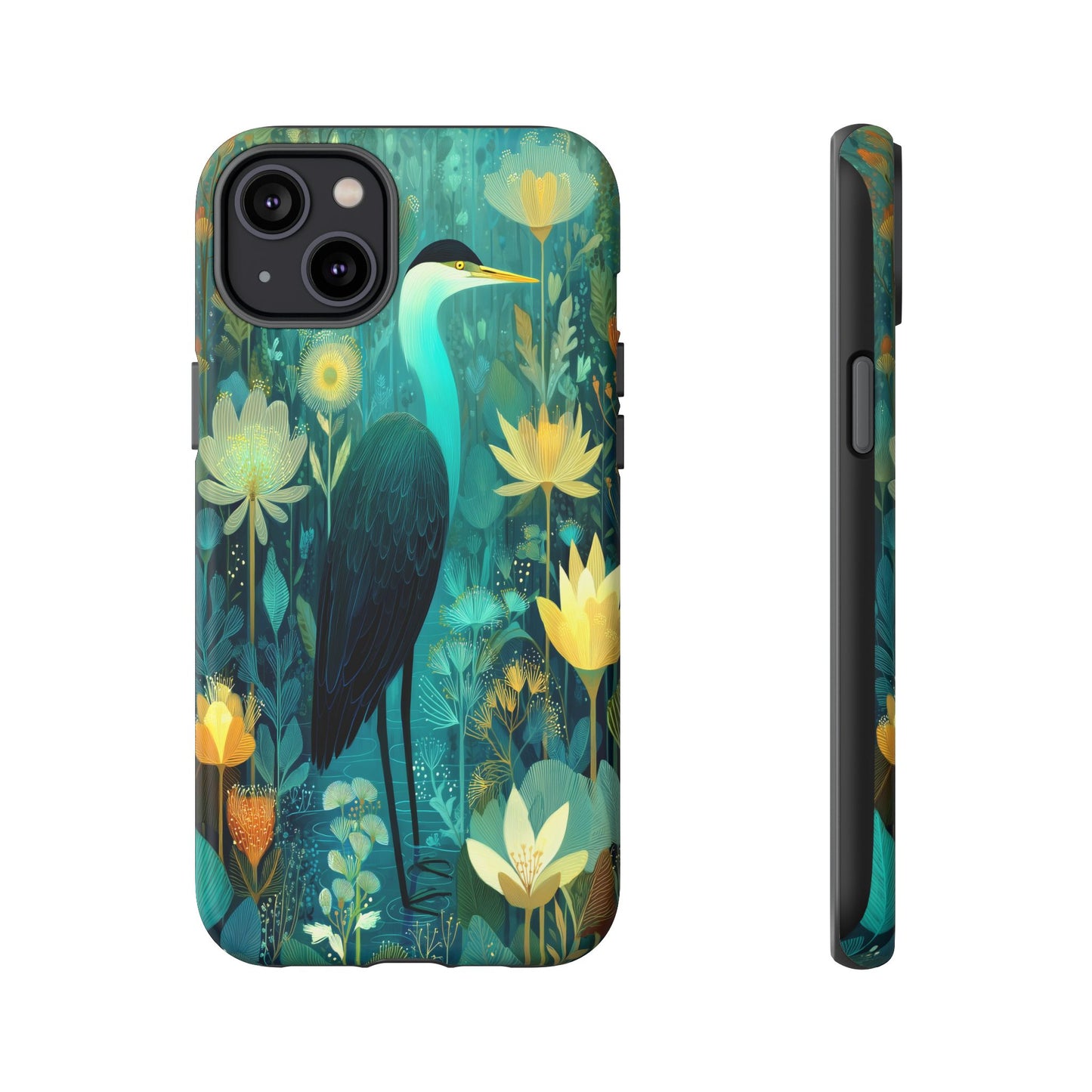 Artistic Crescent Moon Phone Case — Dreamy Starry Night Protection