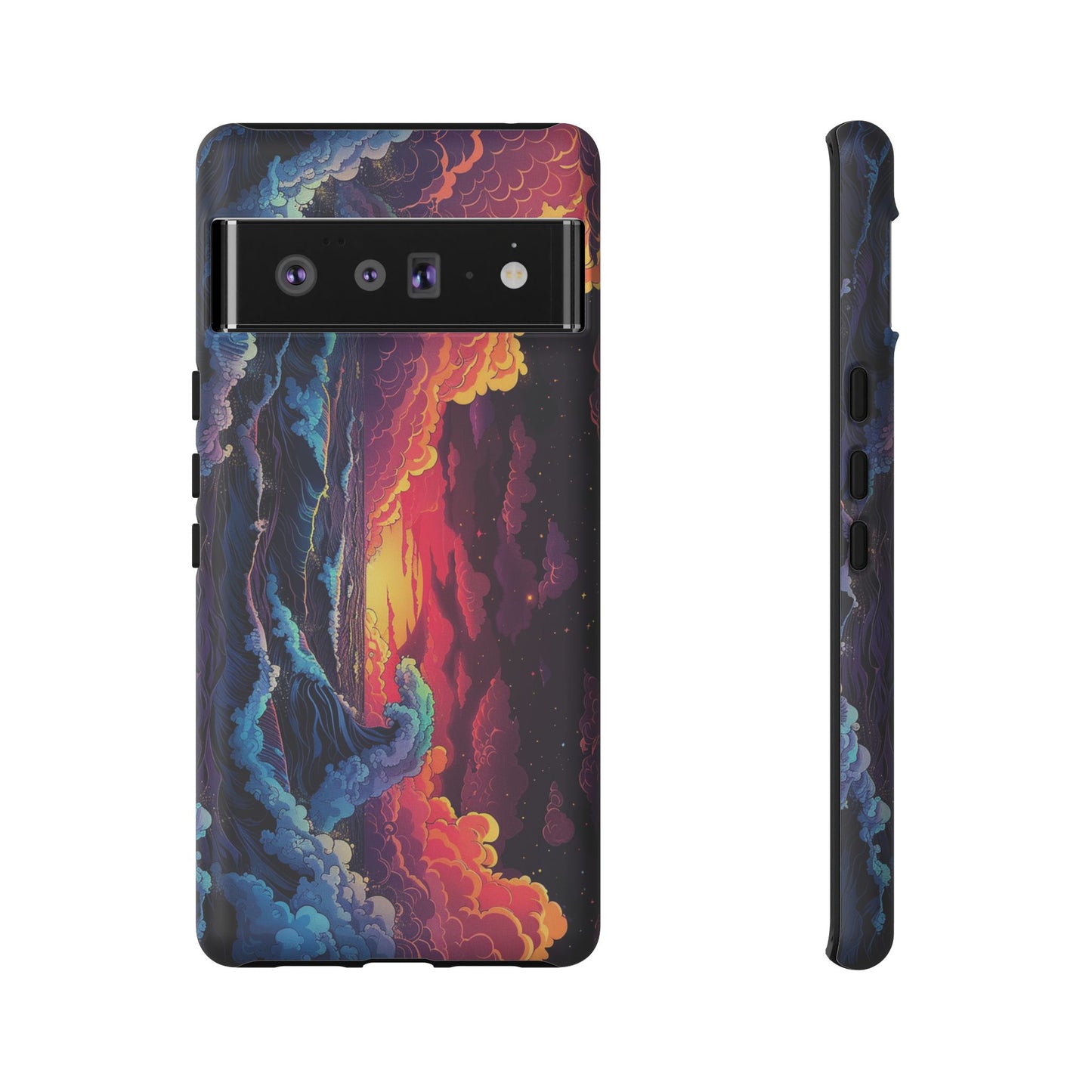 Copy of Copy of Artistic Crescent Moon Phone Case — Dreamy Starry Night Protection