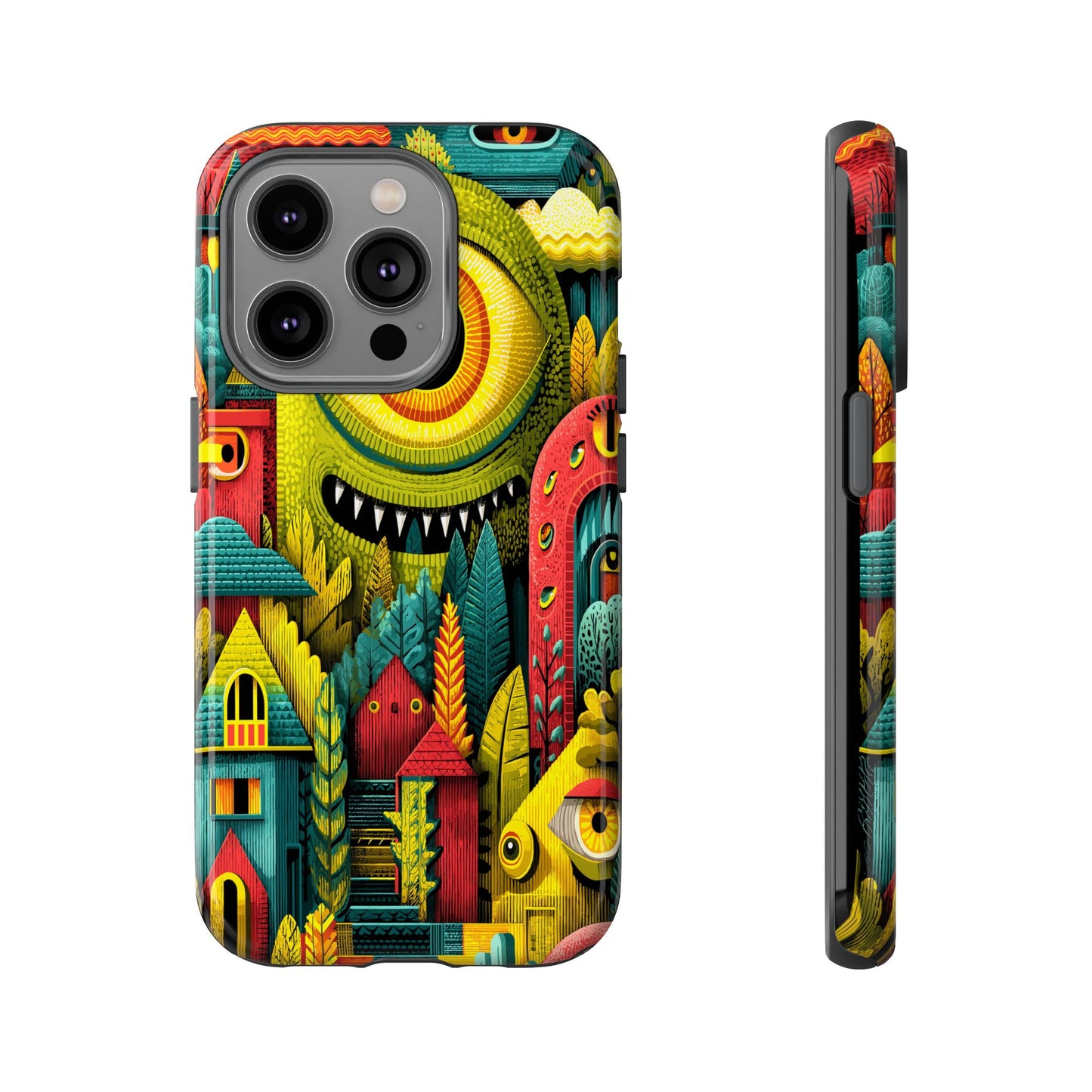 Artistic Crescent Moon Phone Case — Dreamy Starry Night Protection