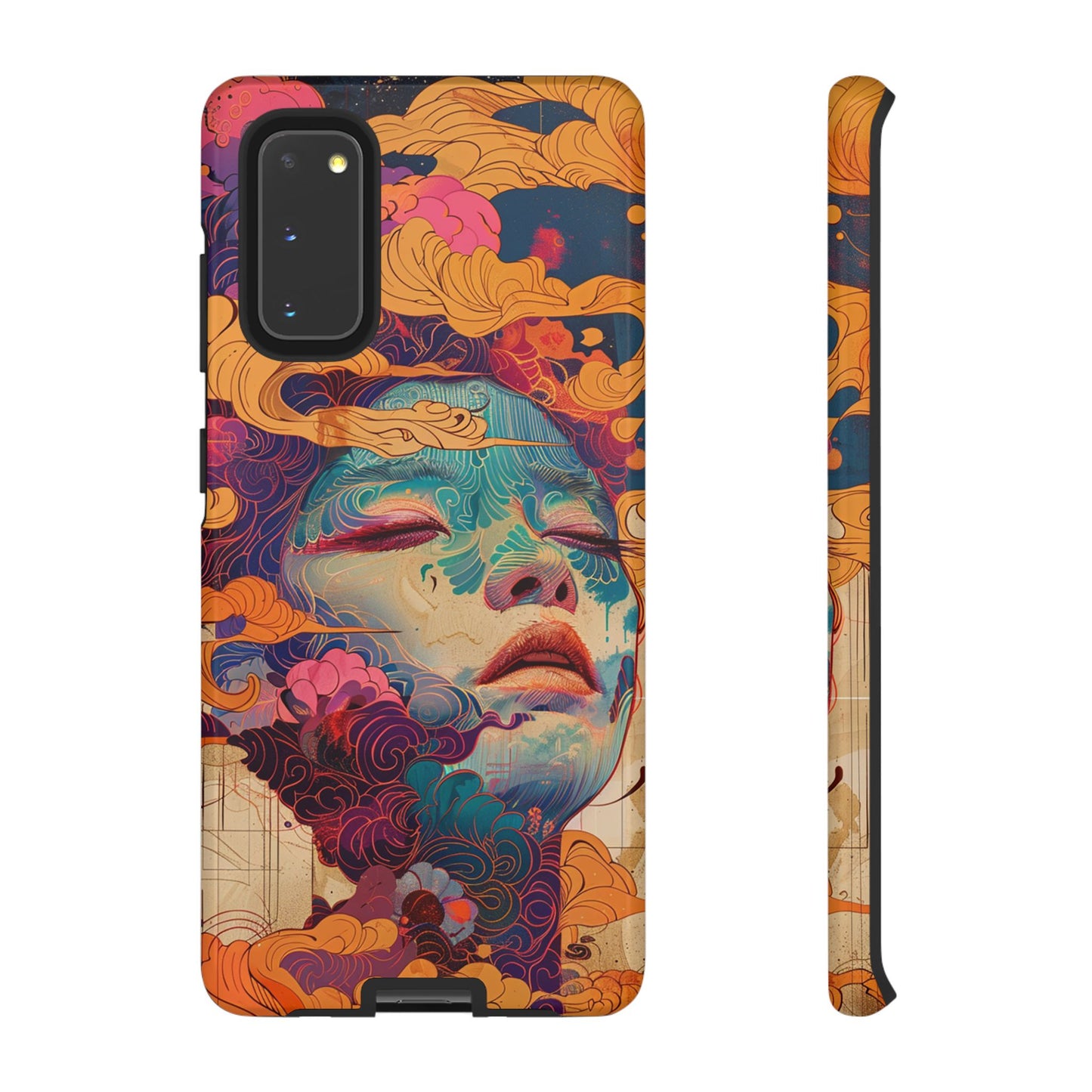 Copy of Copy of Artistic Crescent Moon Phone Case — Dreamy Starry Night Protection