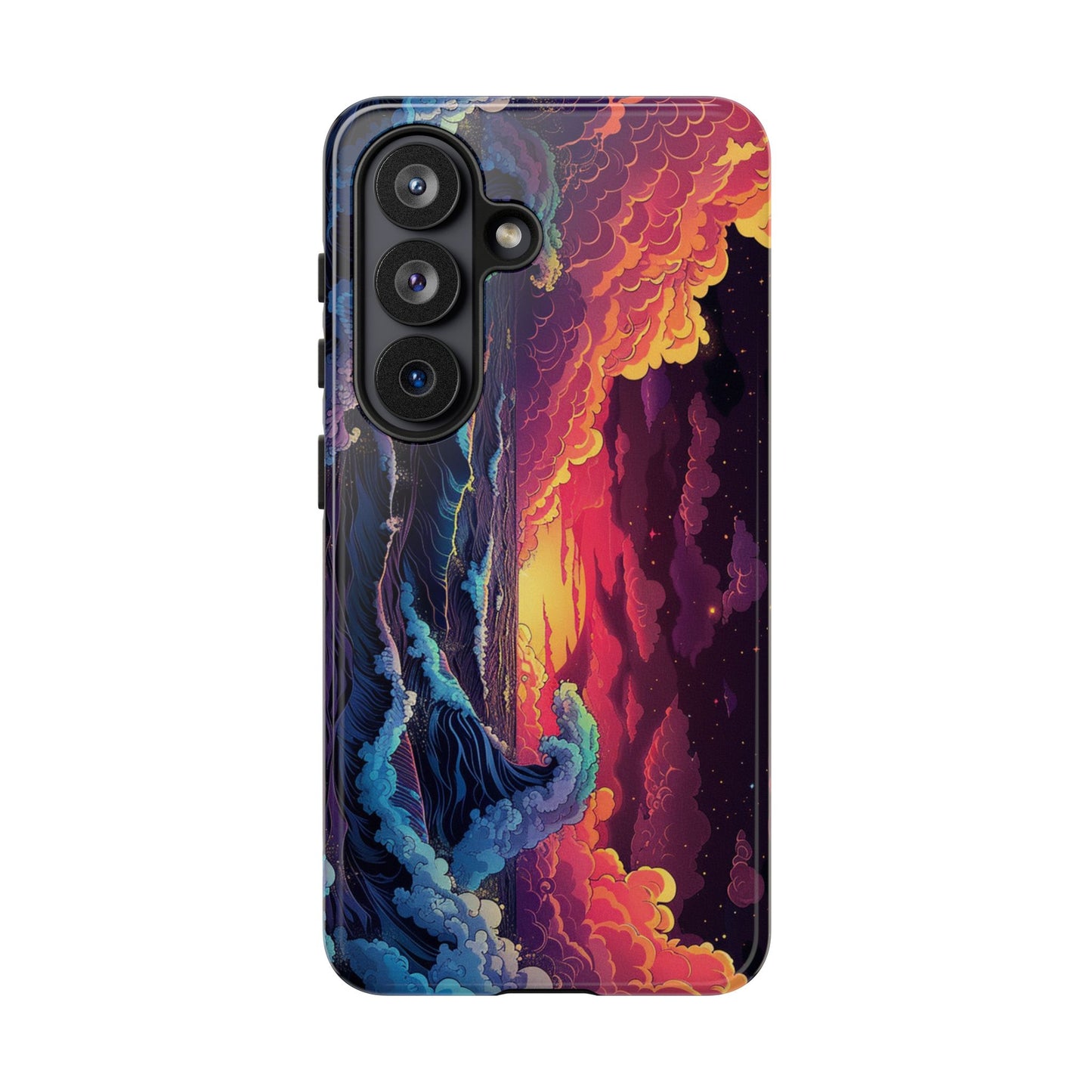 Copy of Copy of Artistic Crescent Moon Phone Case — Dreamy Starry Night Protection