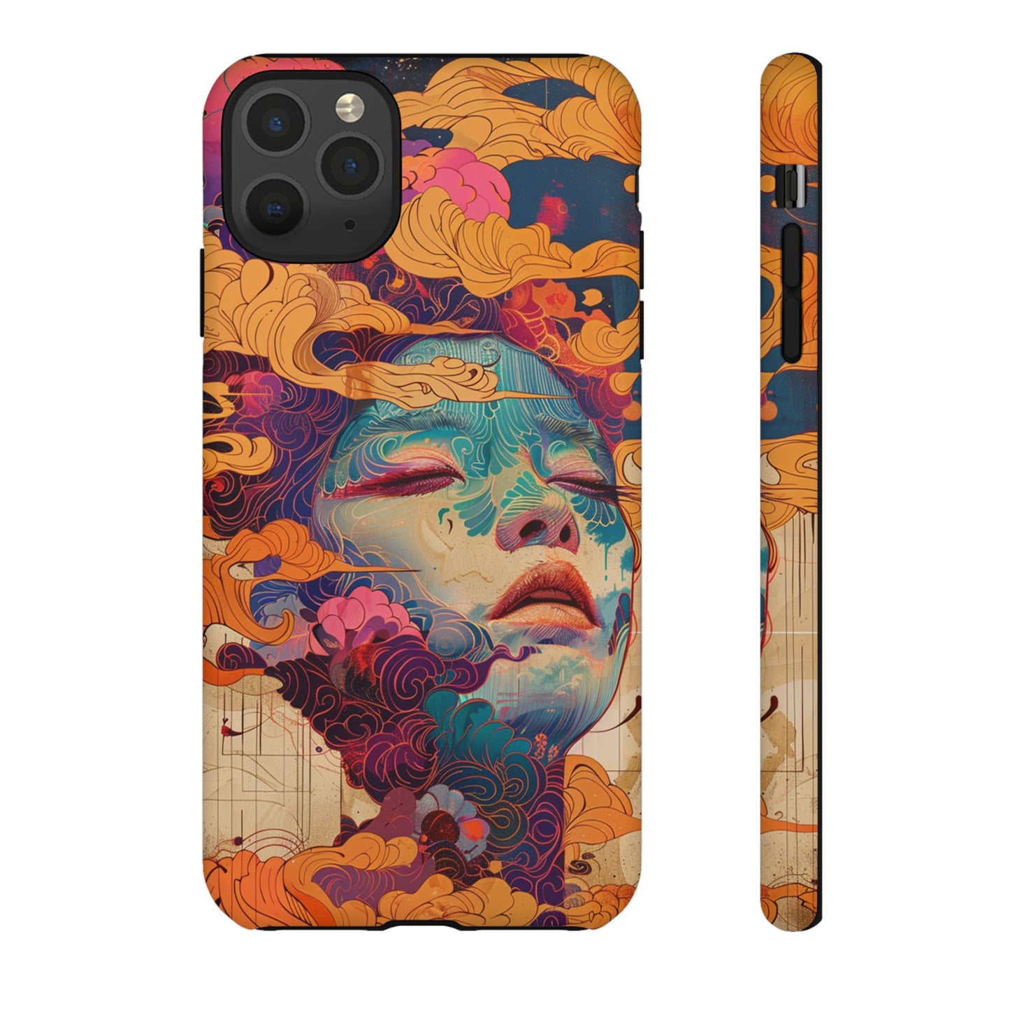 Copy of Artistic Crescent Moon Phone Case — Dreamy Starry Night Protection