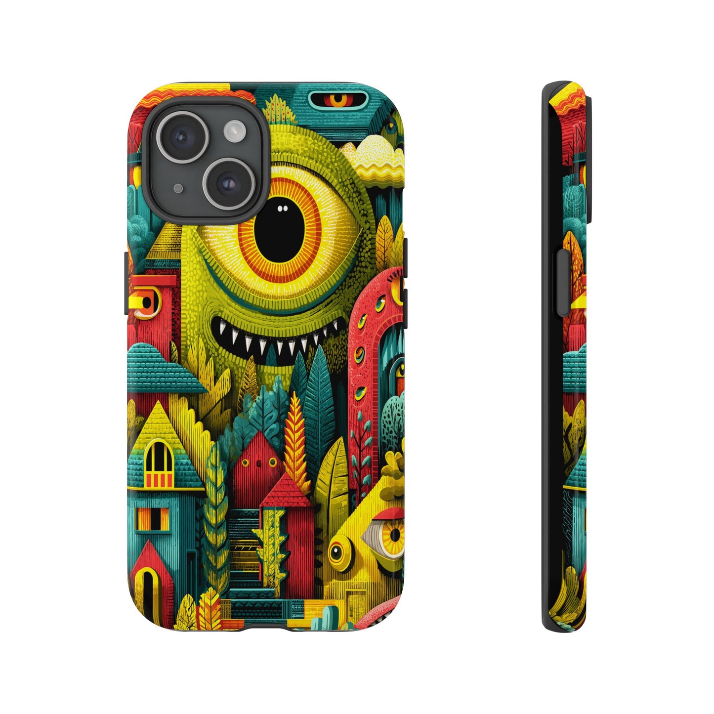 Artistic Crescent Moon Phone Case — Dreamy Starry Night Protection
