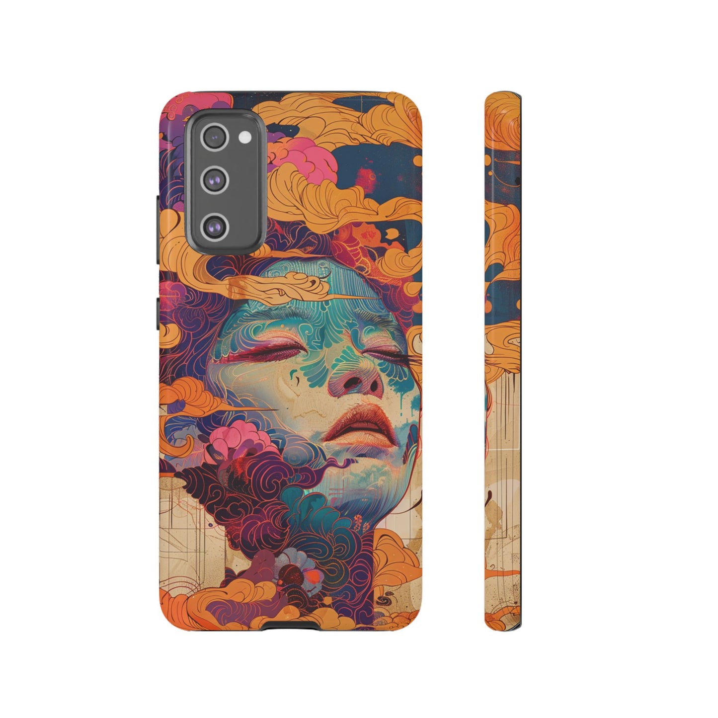 Copy of Copy of Artistic Crescent Moon Phone Case — Dreamy Starry Night Protection