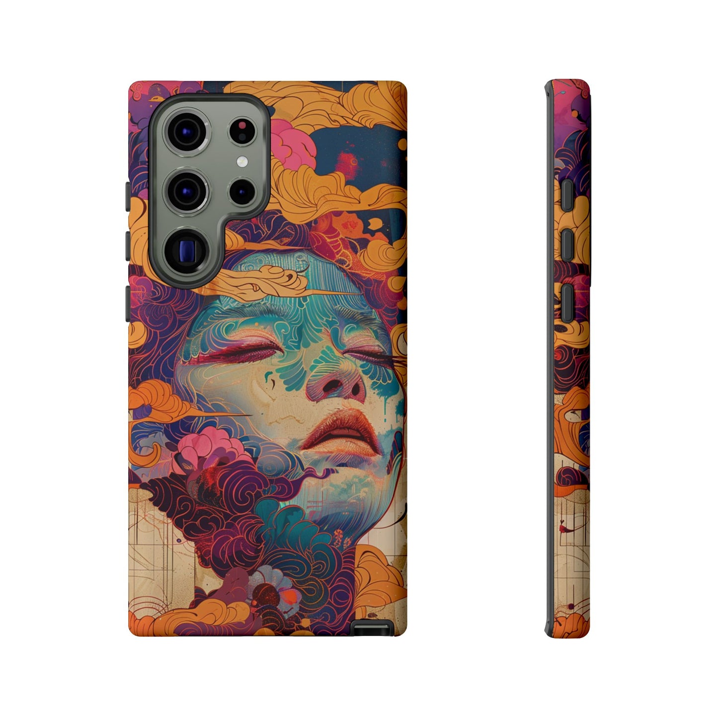 Copy of Copy of Artistic Crescent Moon Phone Case — Dreamy Starry Night Protection