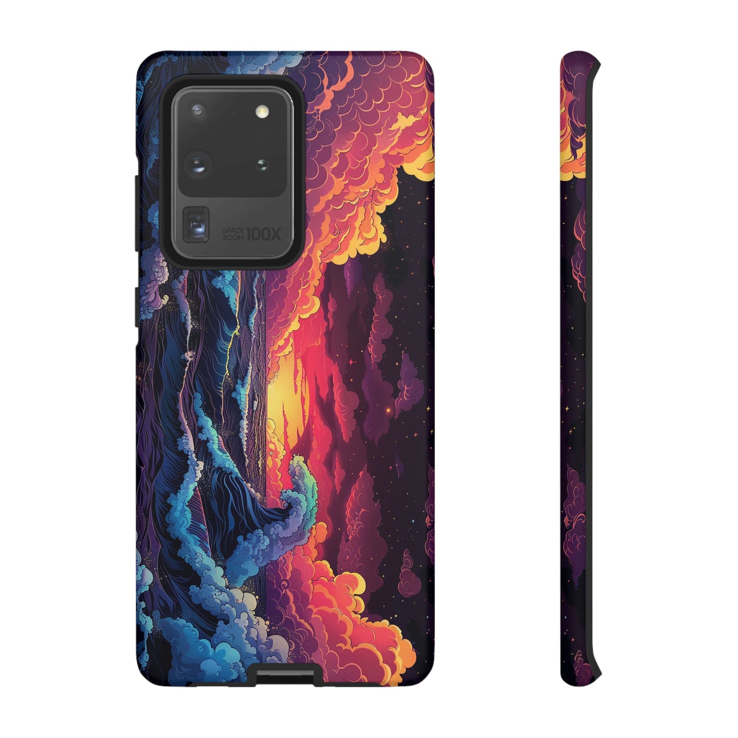 Copy of Copy of Artistic Crescent Moon Phone Case — Dreamy Starry Night Protection