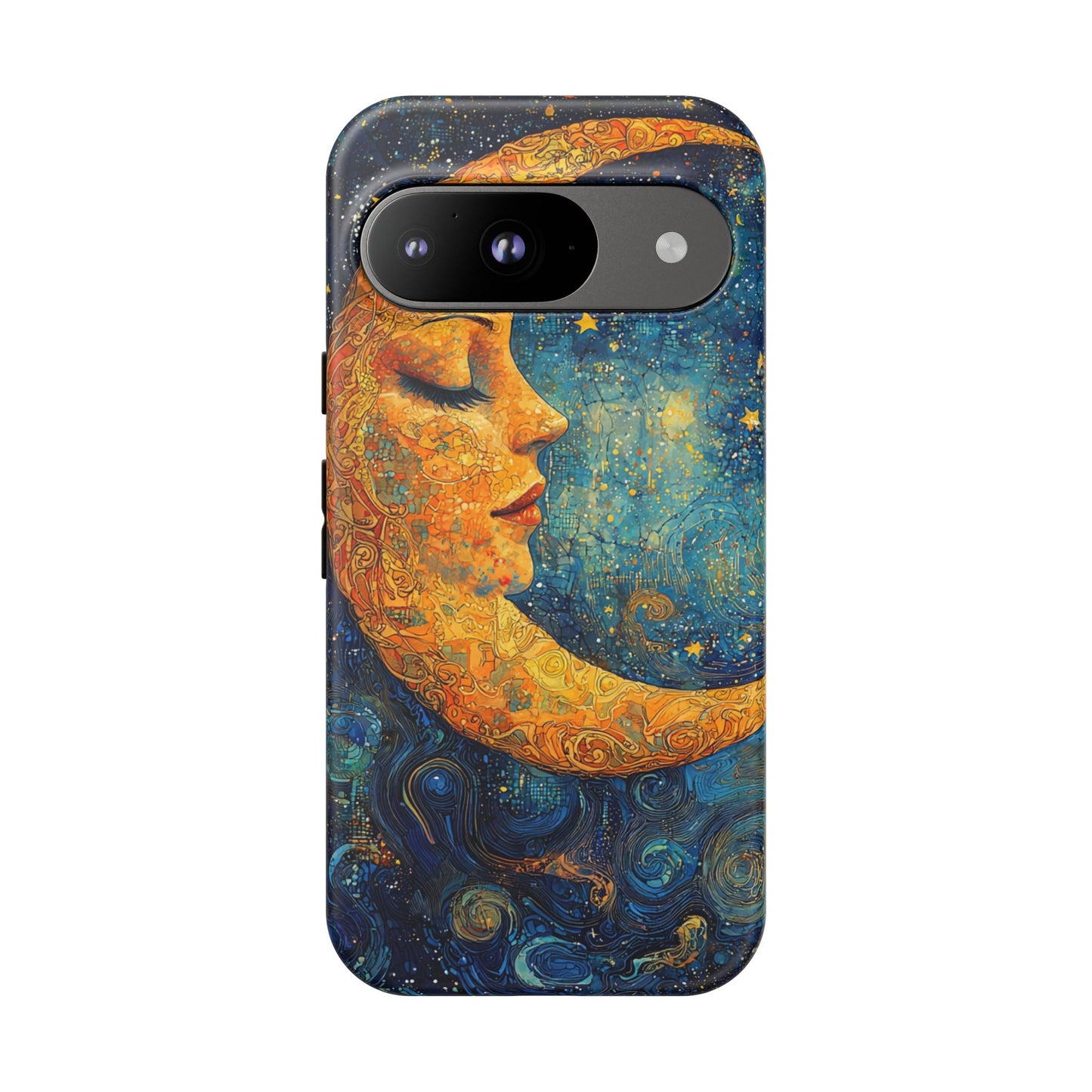 Copy of Artistic Crescent Moon Phone Case — Dreamy Starry Night Protection