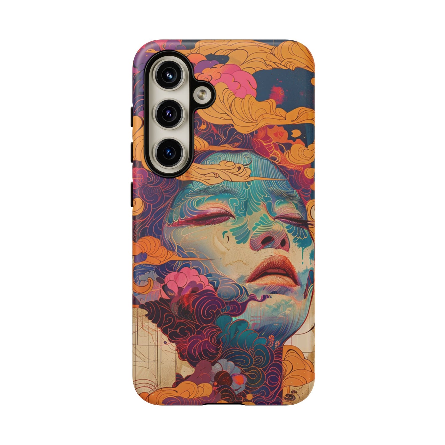 Copy of Copy of Artistic Crescent Moon Phone Case — Dreamy Starry Night Protection