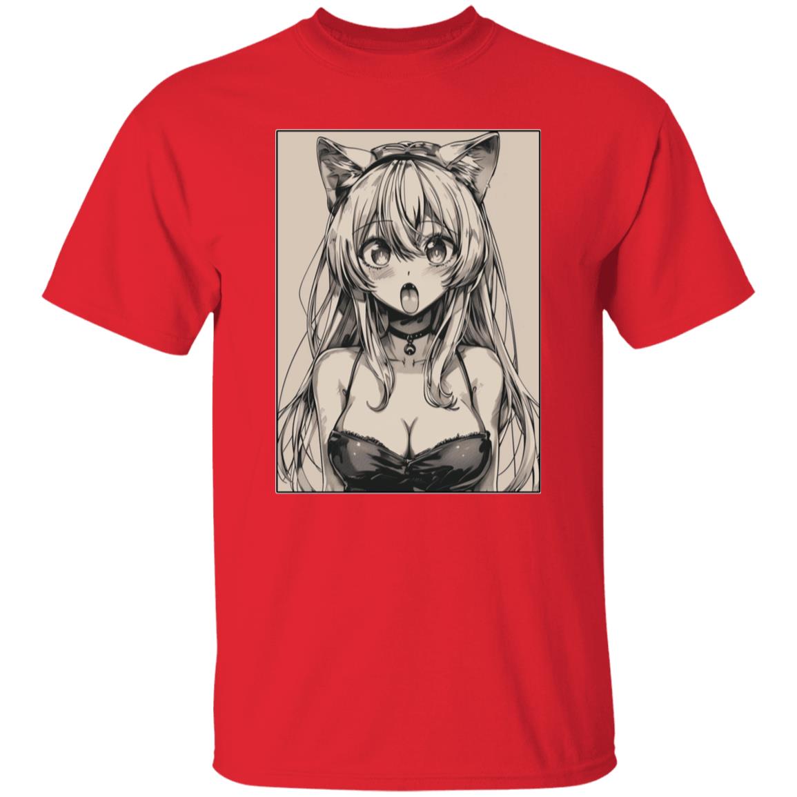 Oversized T-Shirt Anime Cat Eared Girl