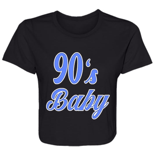 Flowy Cropped Tee 90's Baby