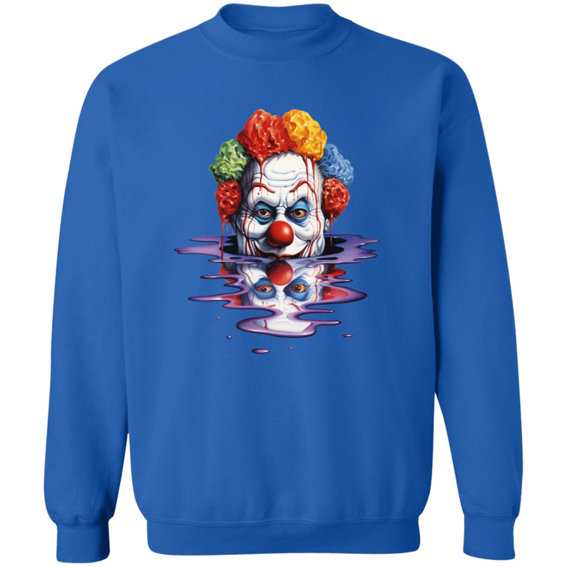 Pullover Sweatshirt Submerged Clown