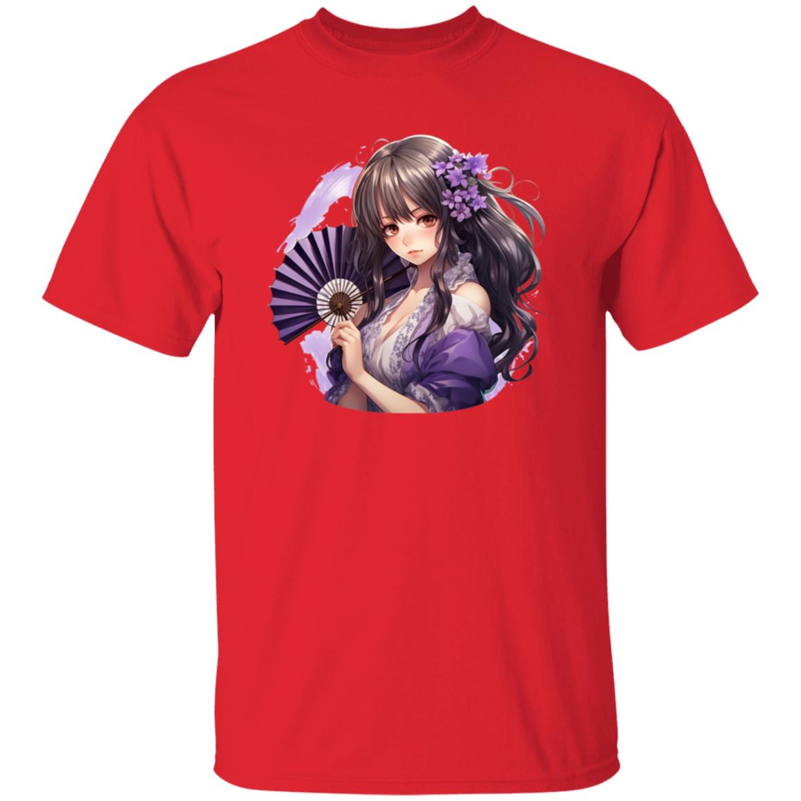 Oversized T-Shirt Anime Geisha