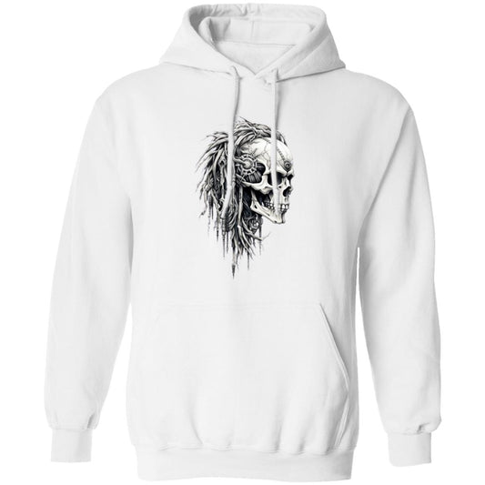 Pullover Hoodie Bio Mechanical Skull