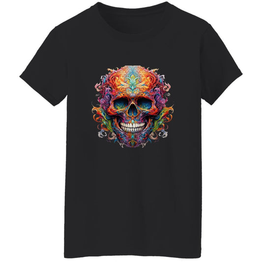 Oversized T-Shirt Ornamental Skull