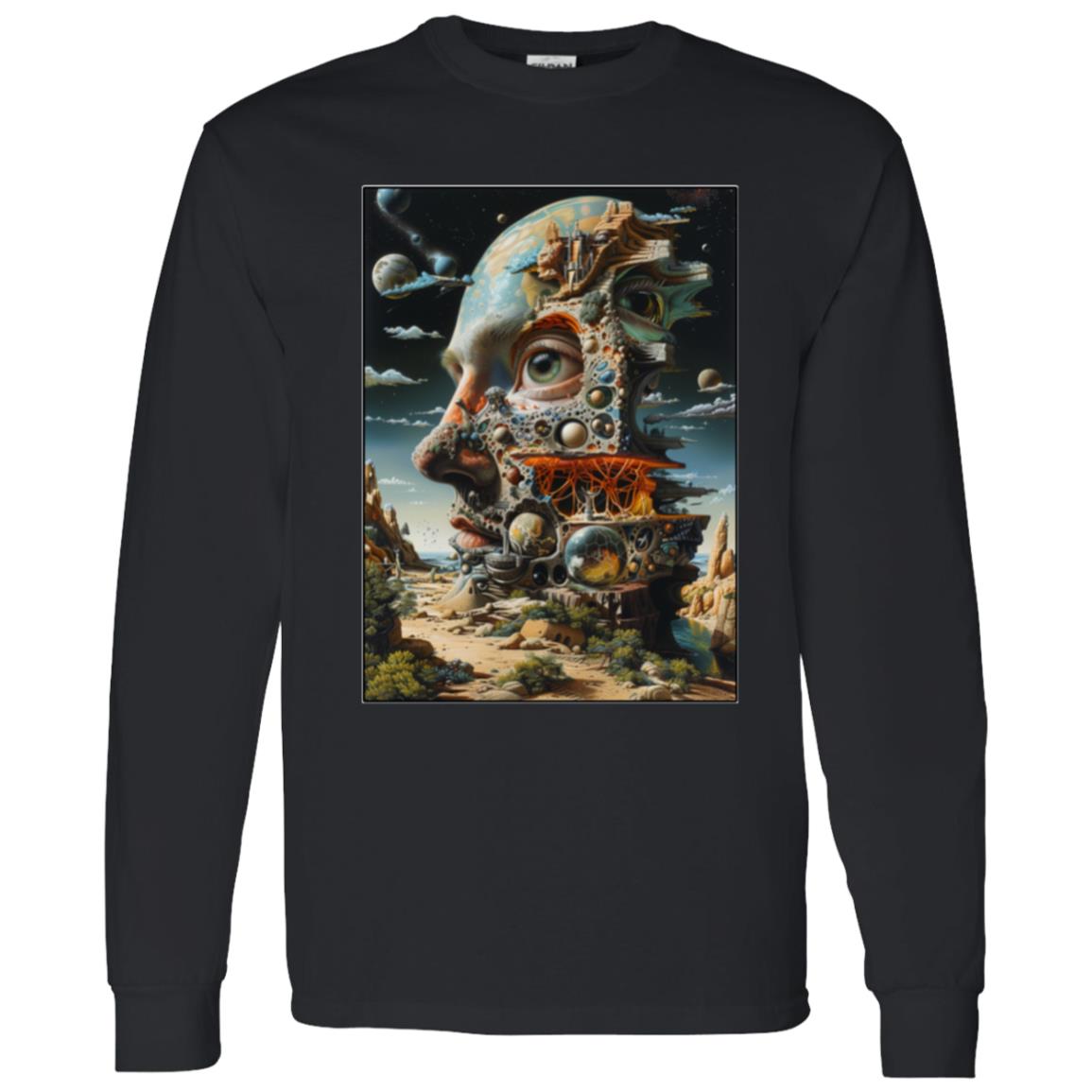 LS T-Shirt Alien Monument Surrealism