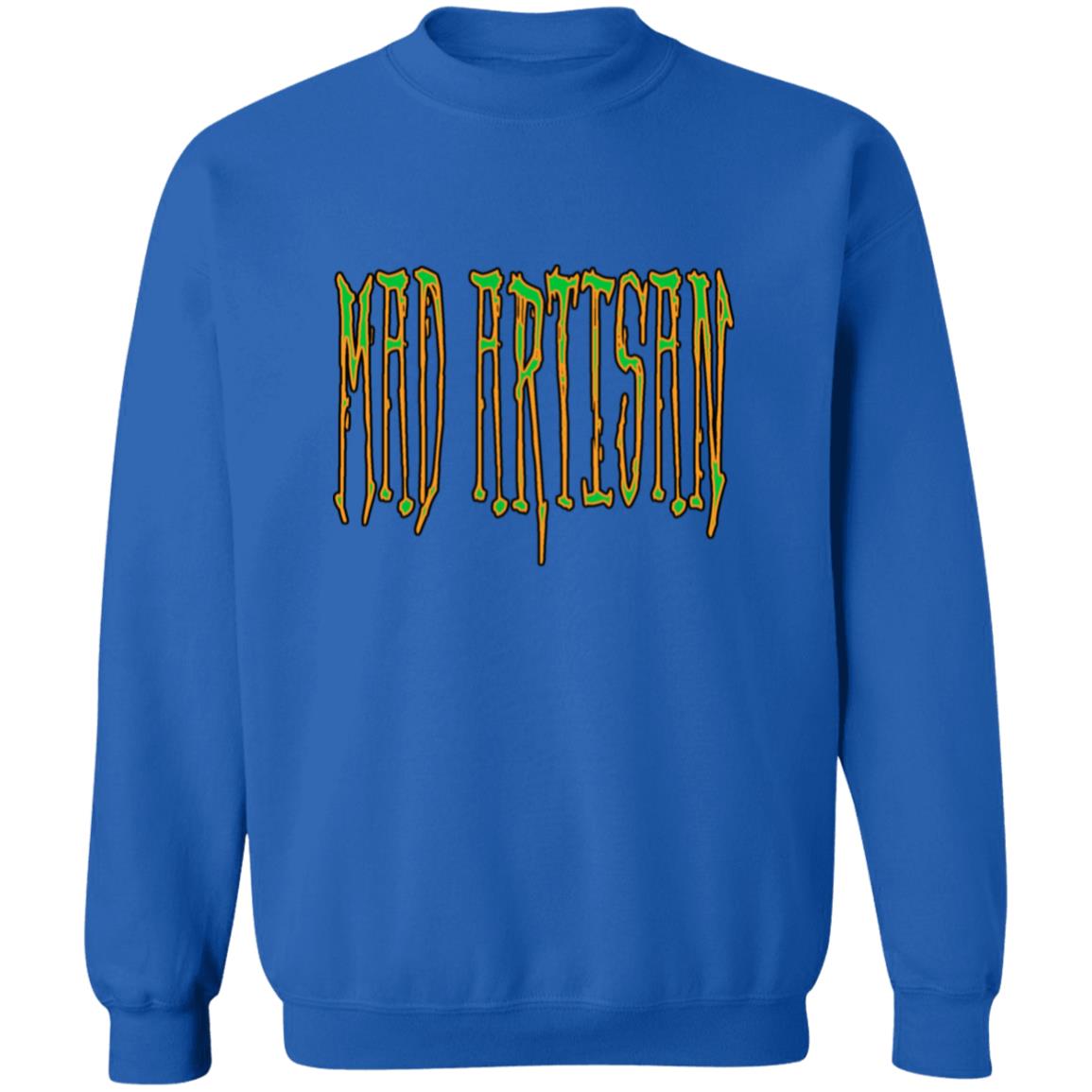 Pullover Sweatshirt Mad Artisan Green Logo