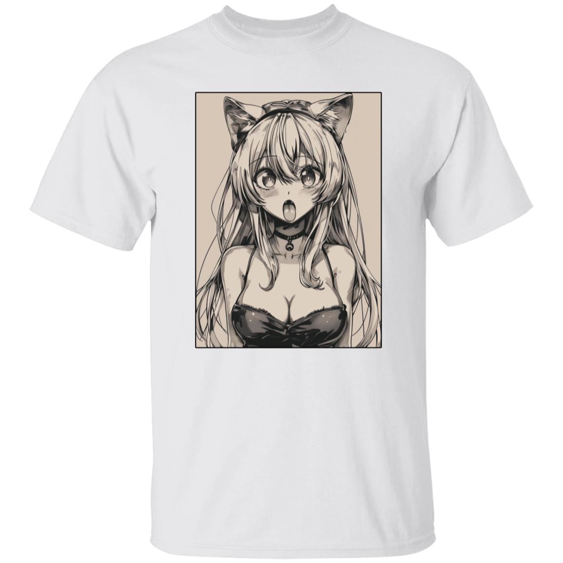 Oversized T-Shirt Anime Cat Eared Girl