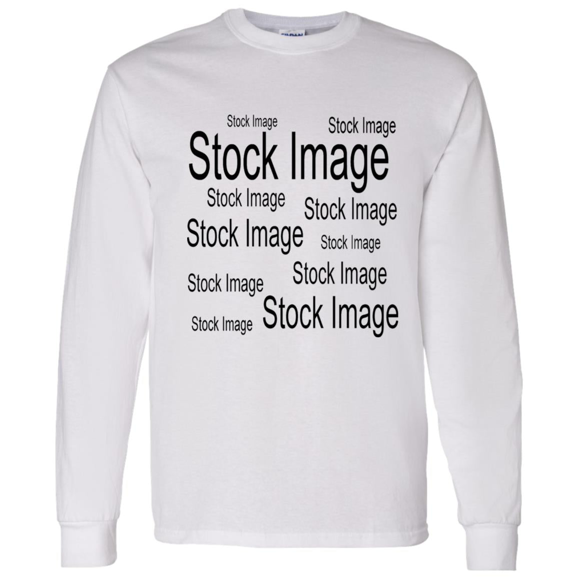 LS T-Shirt Stock Image (Black)