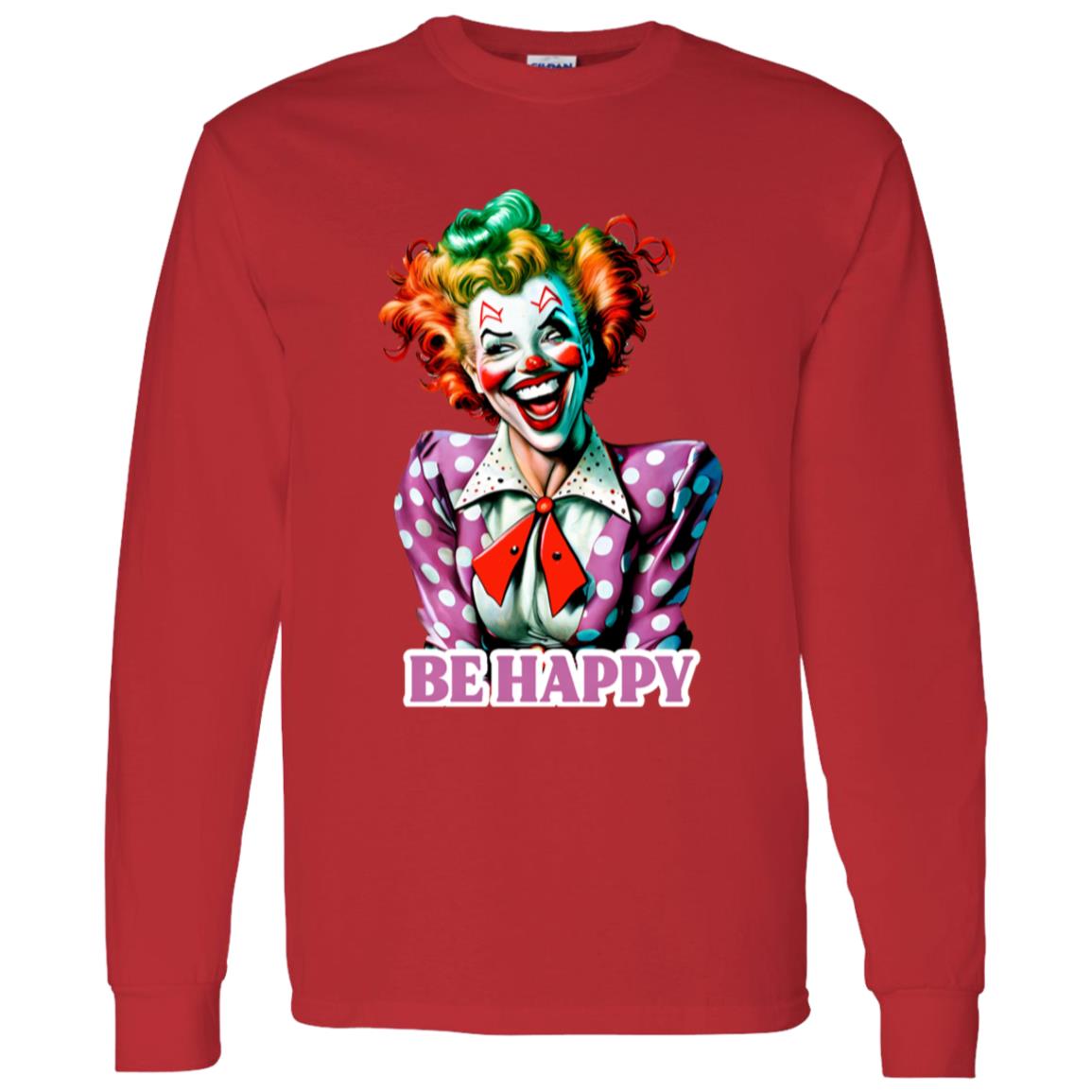 LS T-Shirt Be Happy