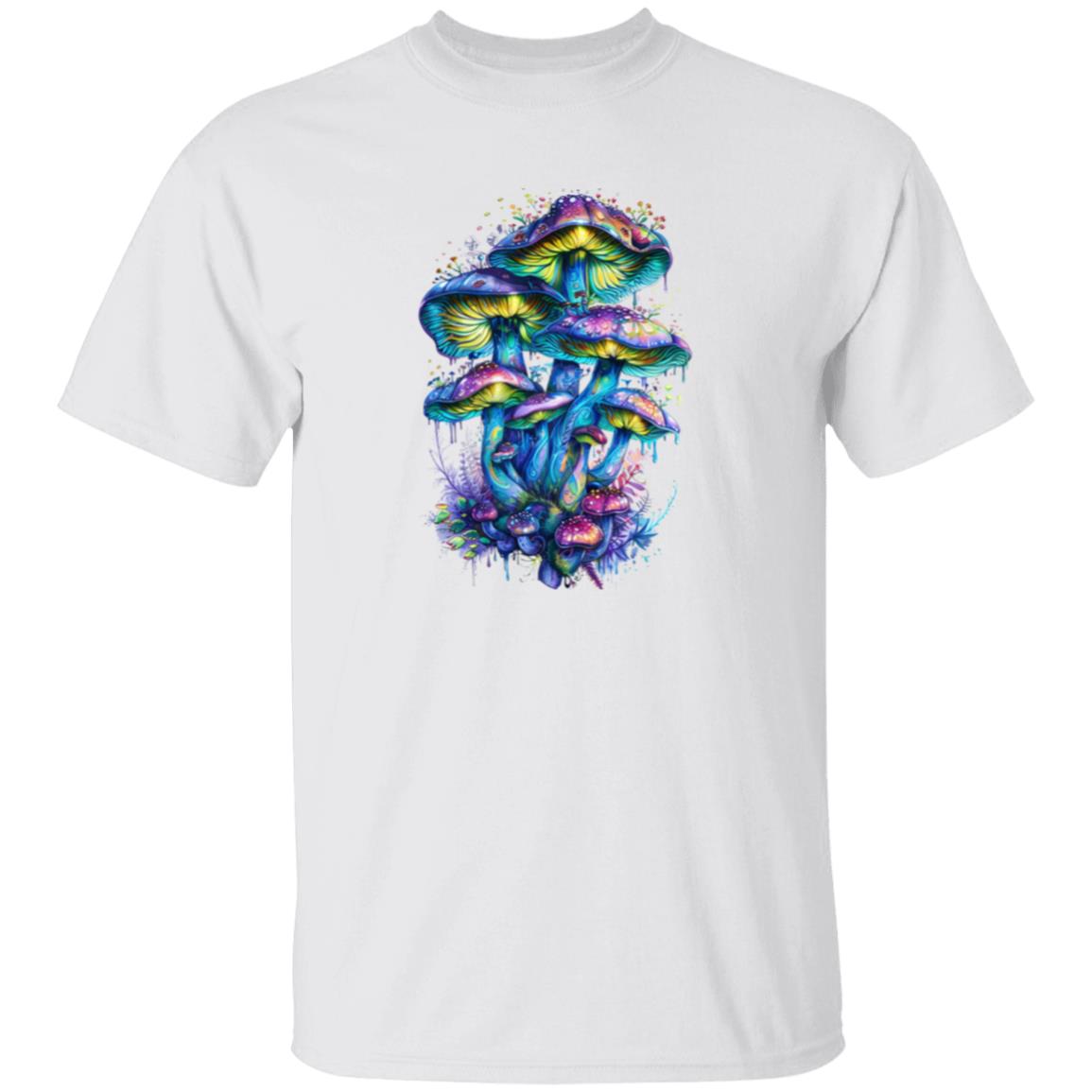 Oversized T-Shirt Colorful Mushroom Cluster