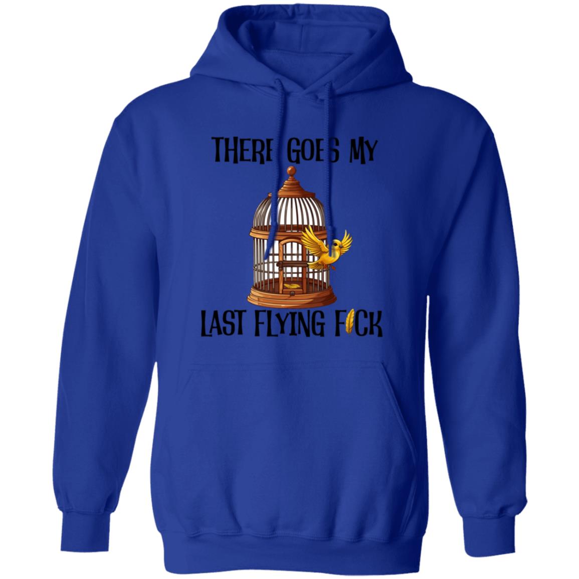 Pullover Hoodie There Goes My Last Flying Fuck (Black)