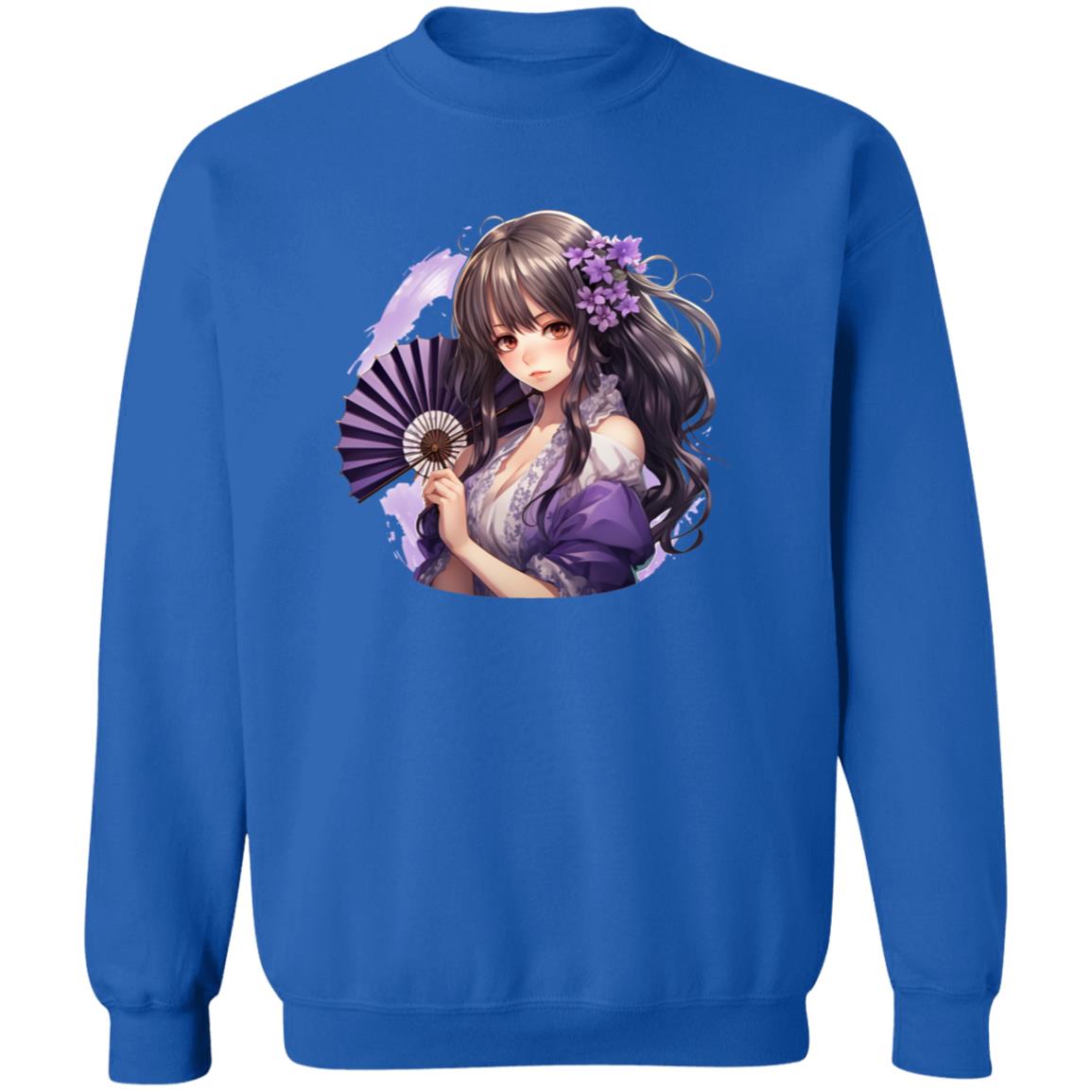 Pullover Sweatshirt Anime Geisha