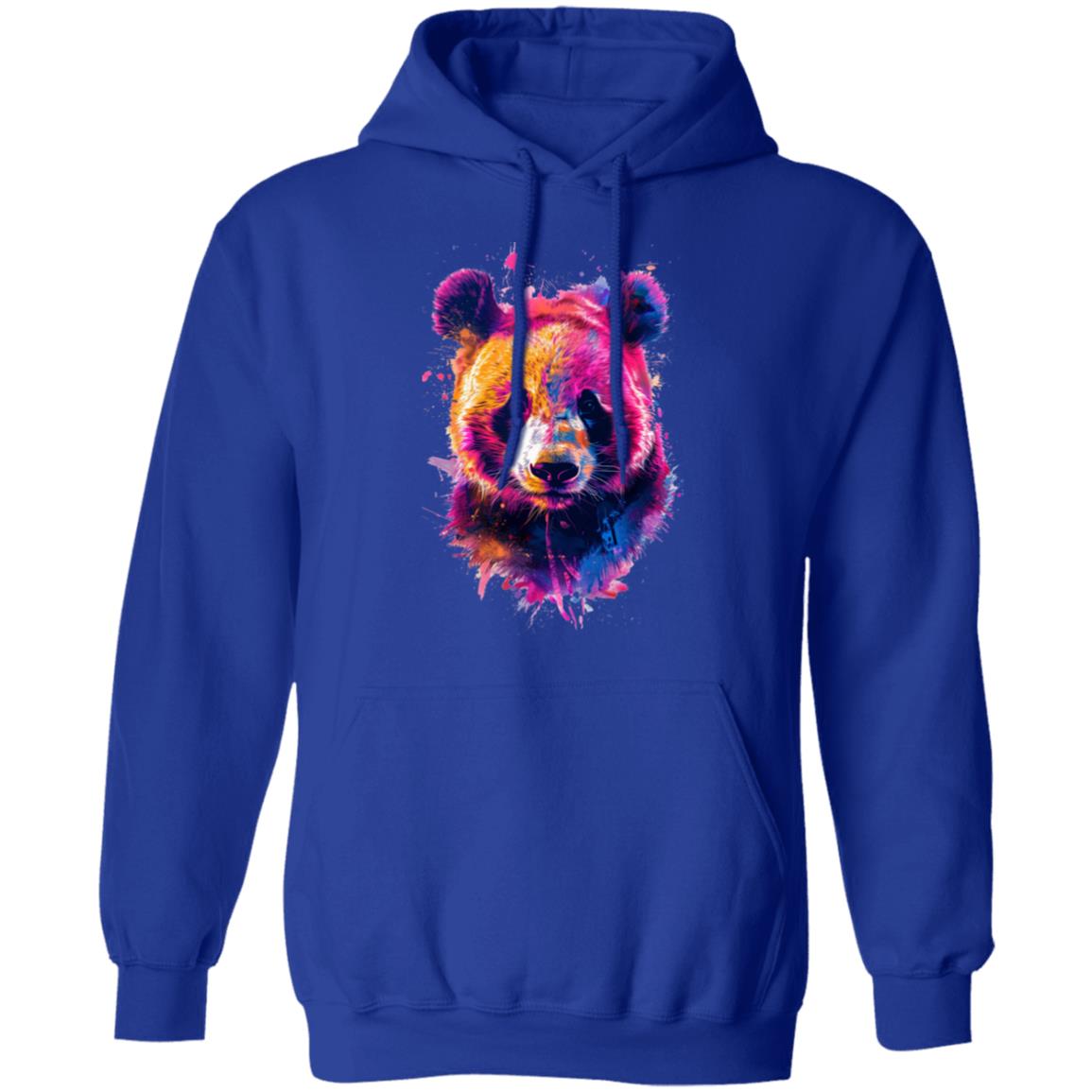 Pullover Hoodie Abstract Panda