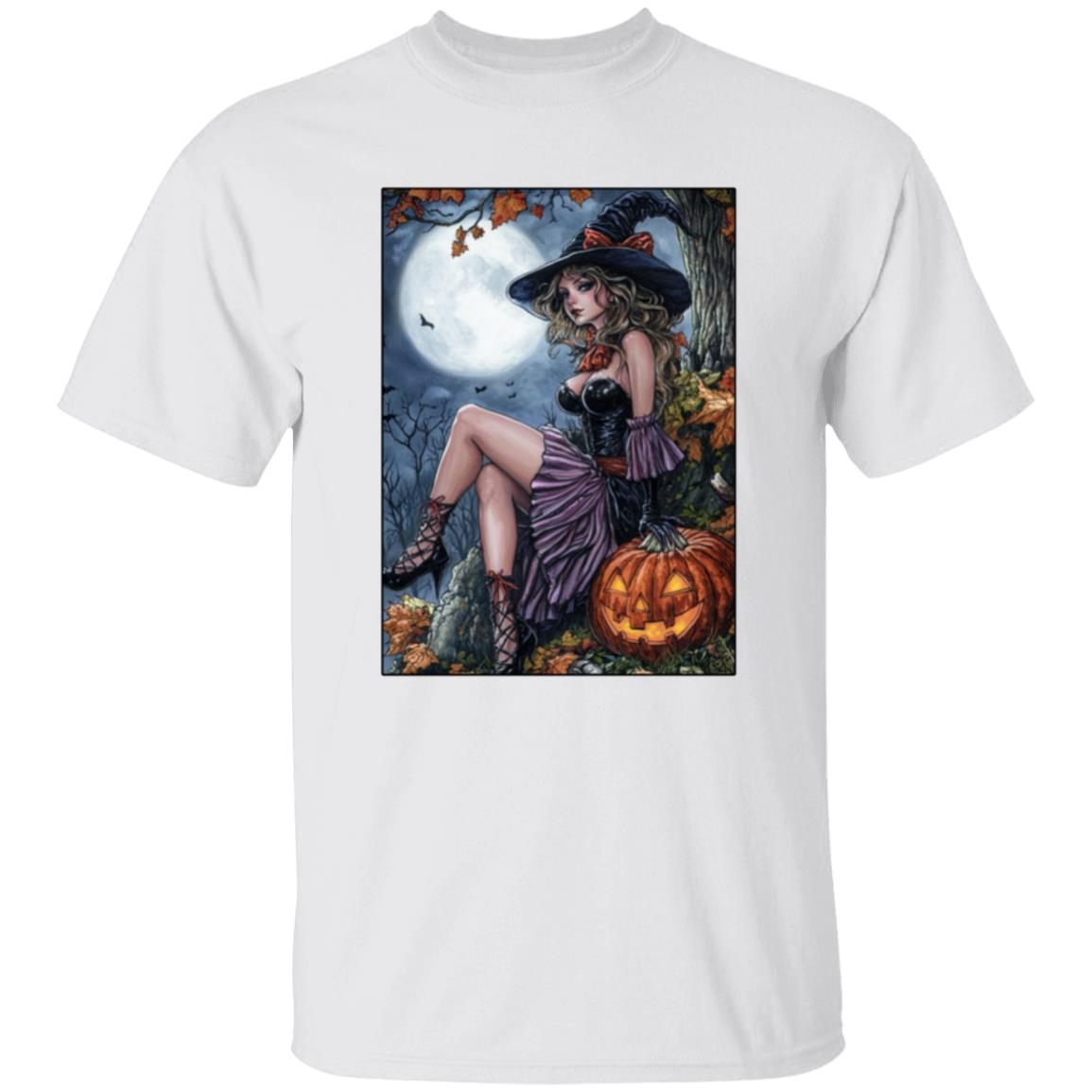 Oversized T-Shirt Halloween Witch