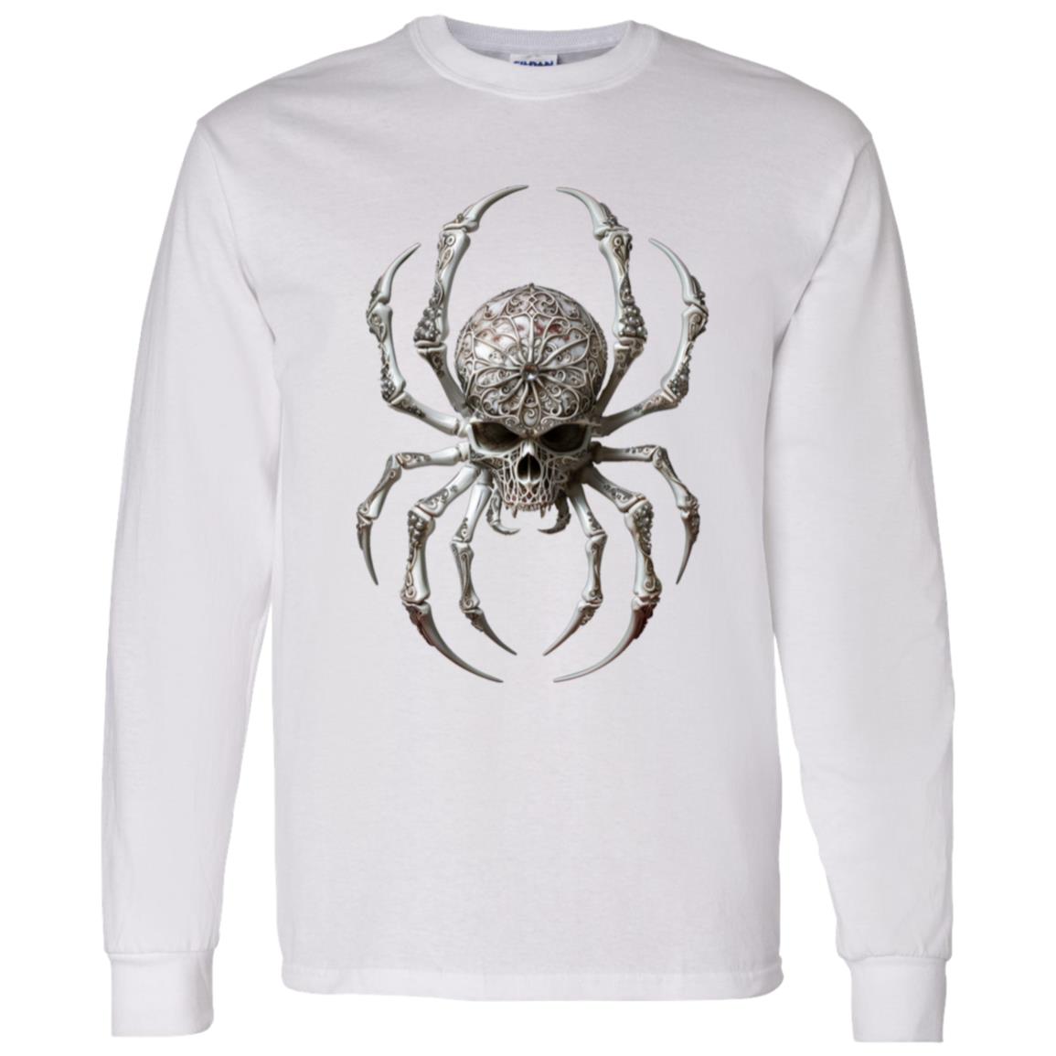 LS T-Shirt Ornamental Skull Spider