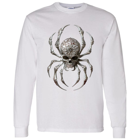LS T-Shirt Ornamental Skull Spider