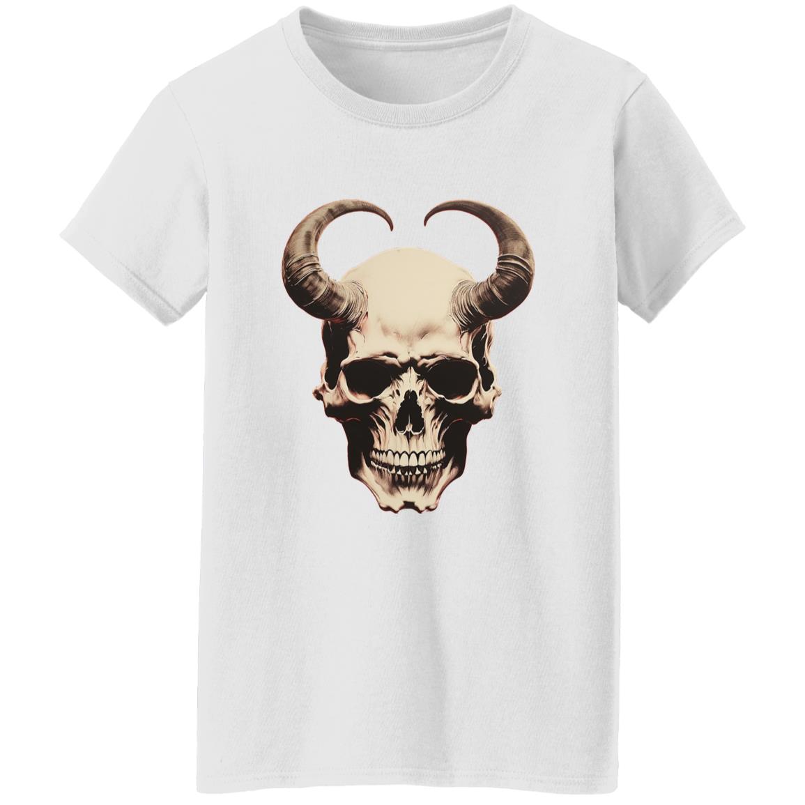 Oversized T-Shirt Horned Skull